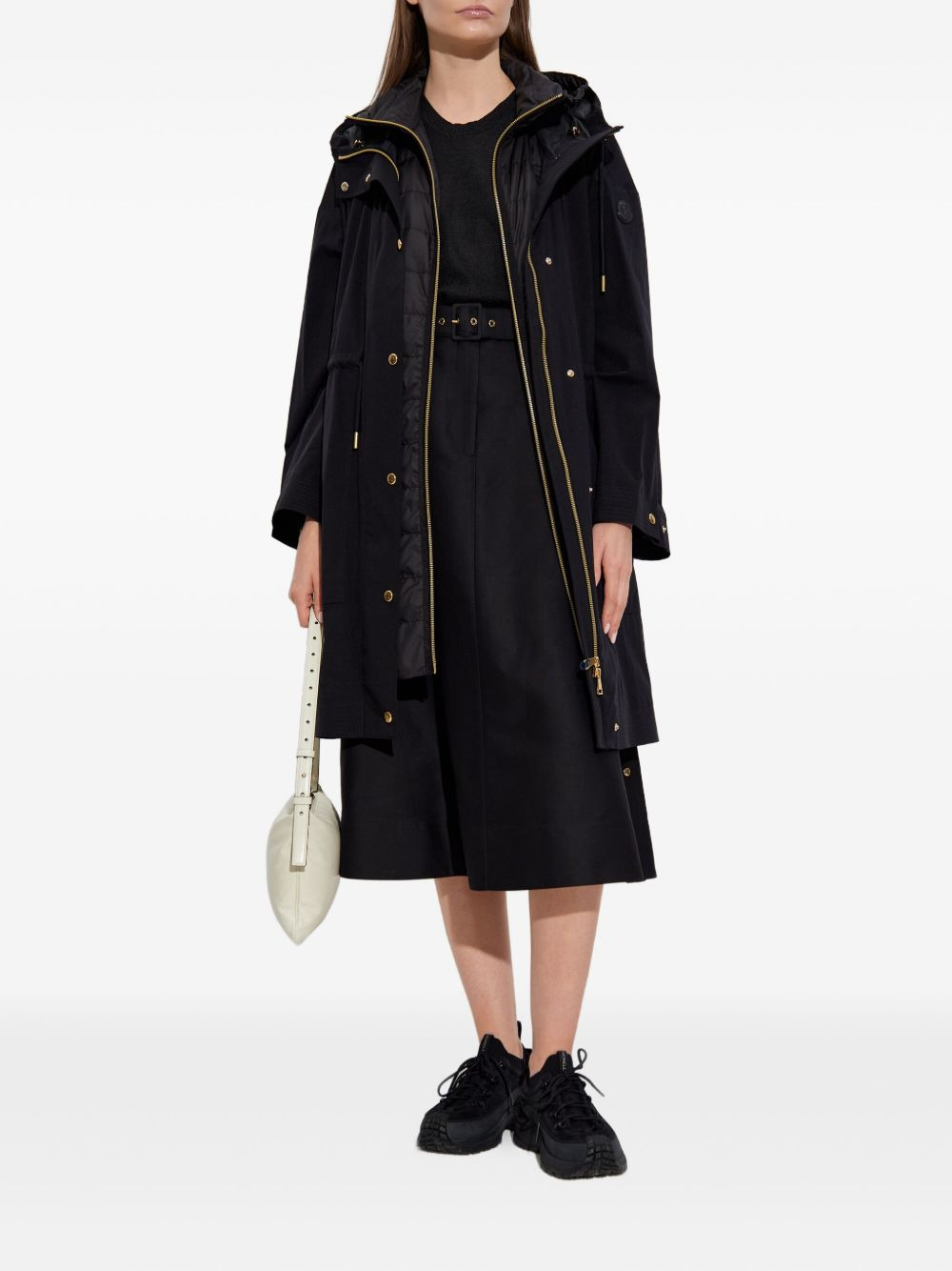 detachable-lining parka coat - 2