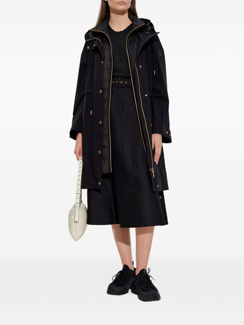 Moncler detachable-lining parka coat outlook