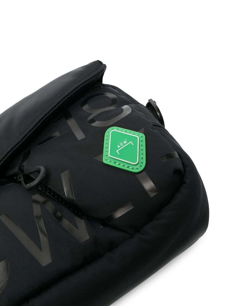 logo-print shoulder bag 4