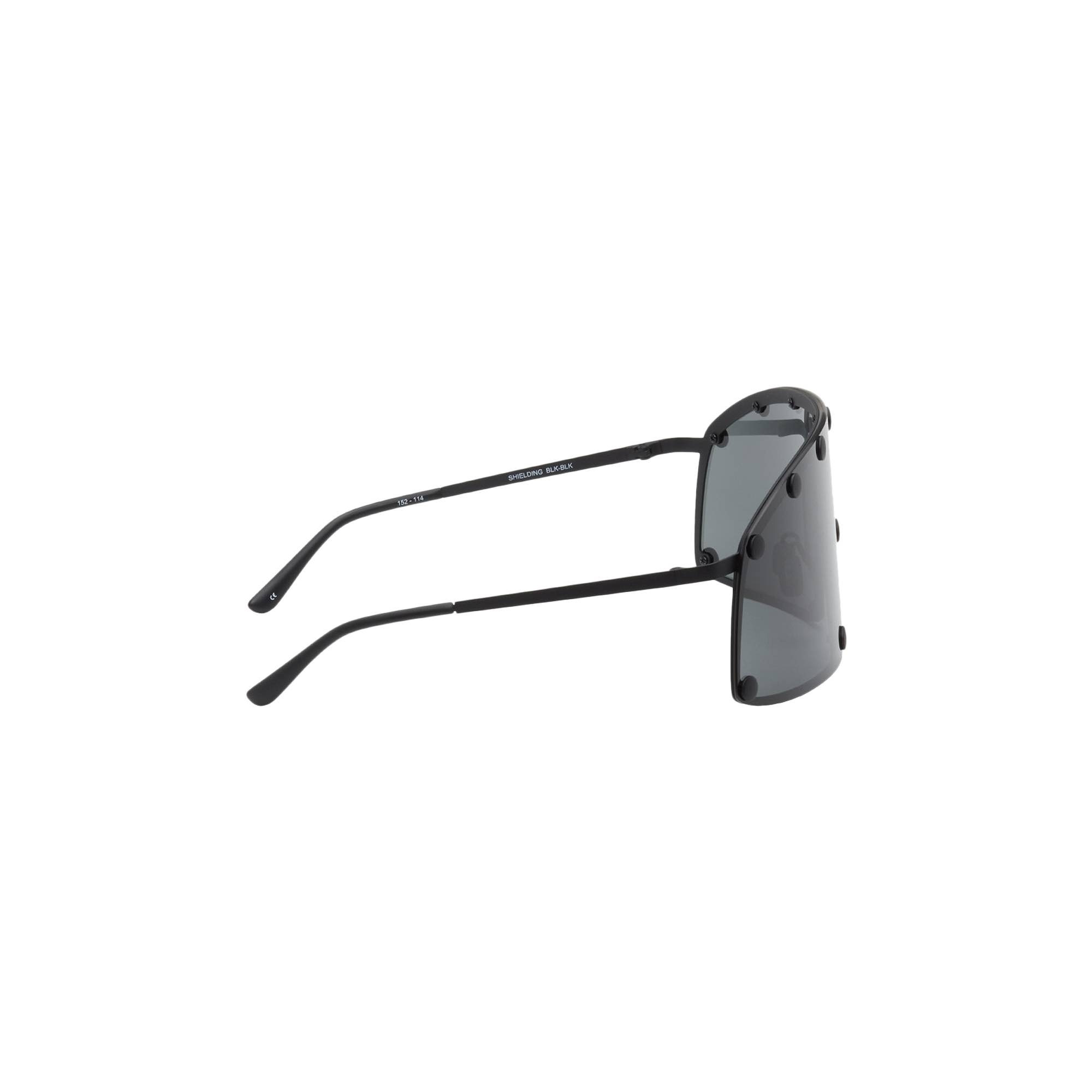 Rick Owens Shielding Sunglasses 'Black' - 2