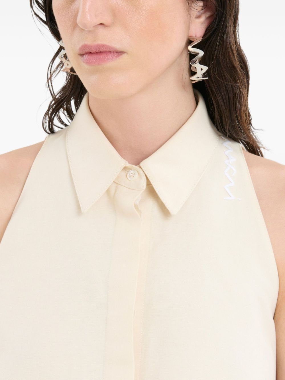 logo earrings - 2