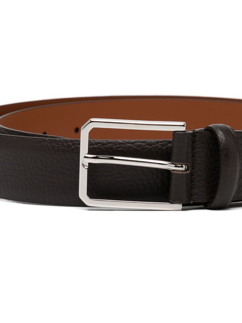 Santoni leather belt outlook