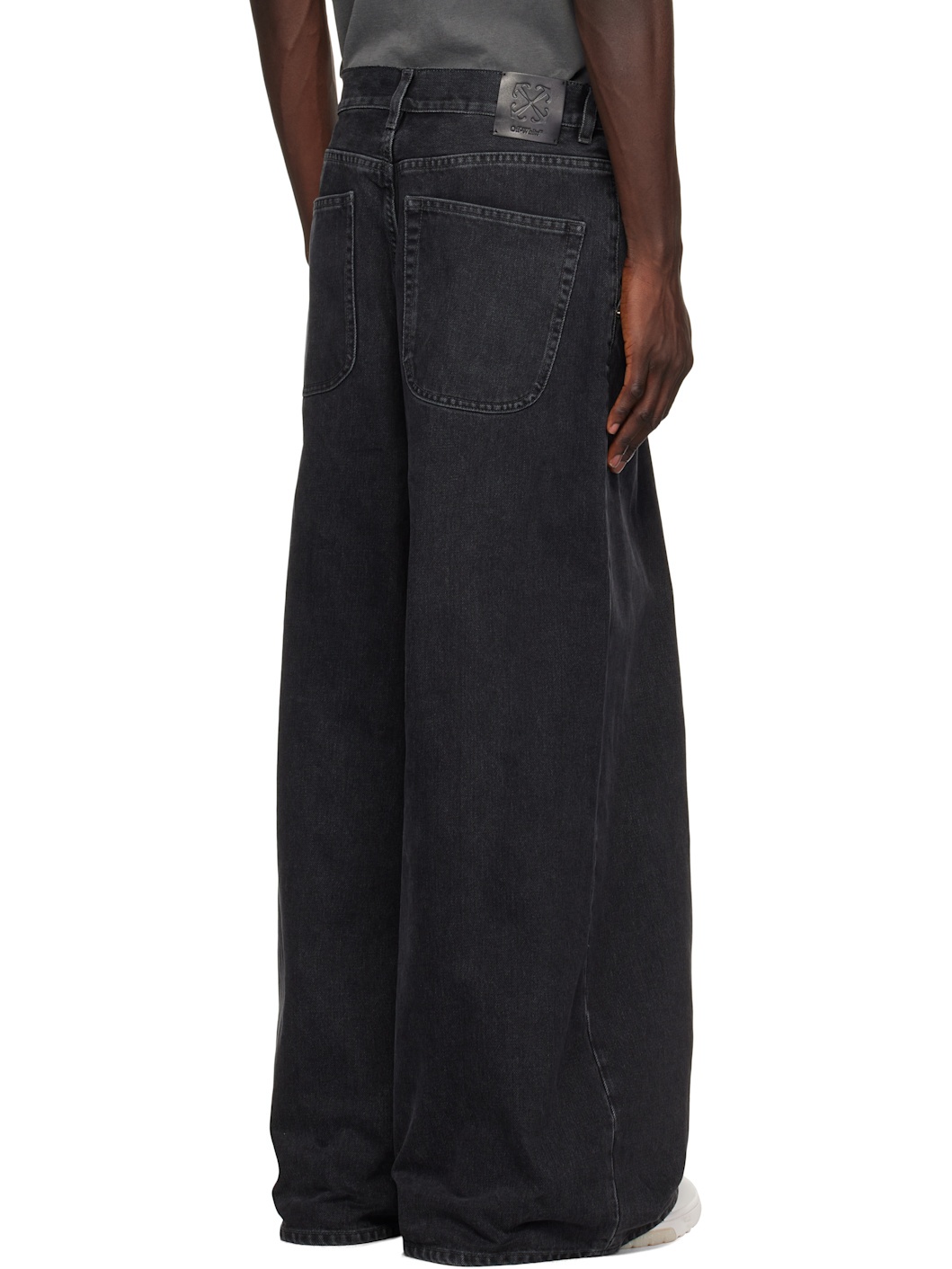 Black Arr Wide Jeans - 3