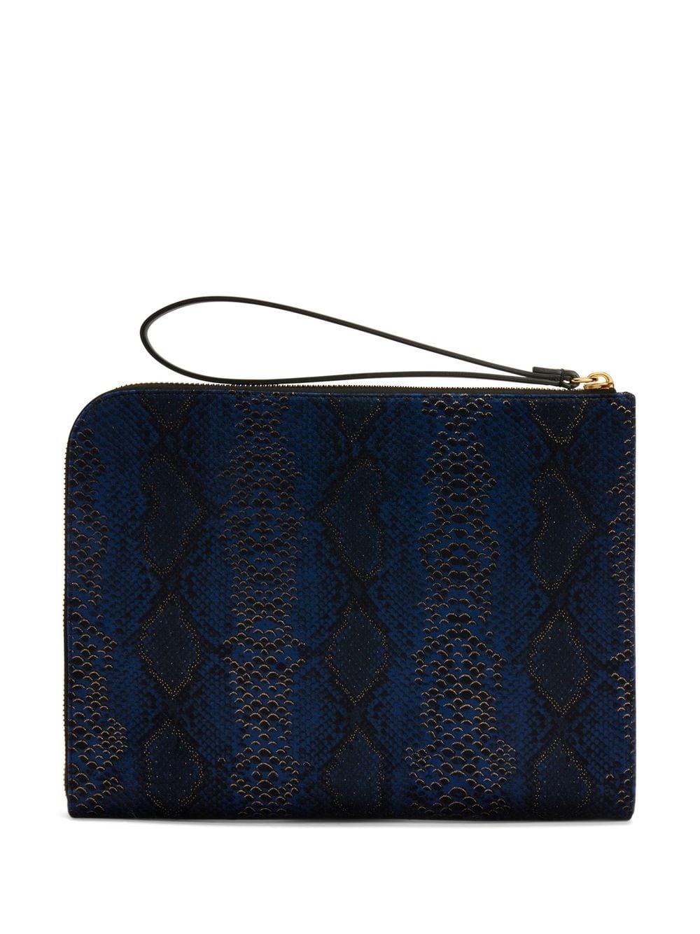 Fabian snakeskin-effect clutch bag - 3