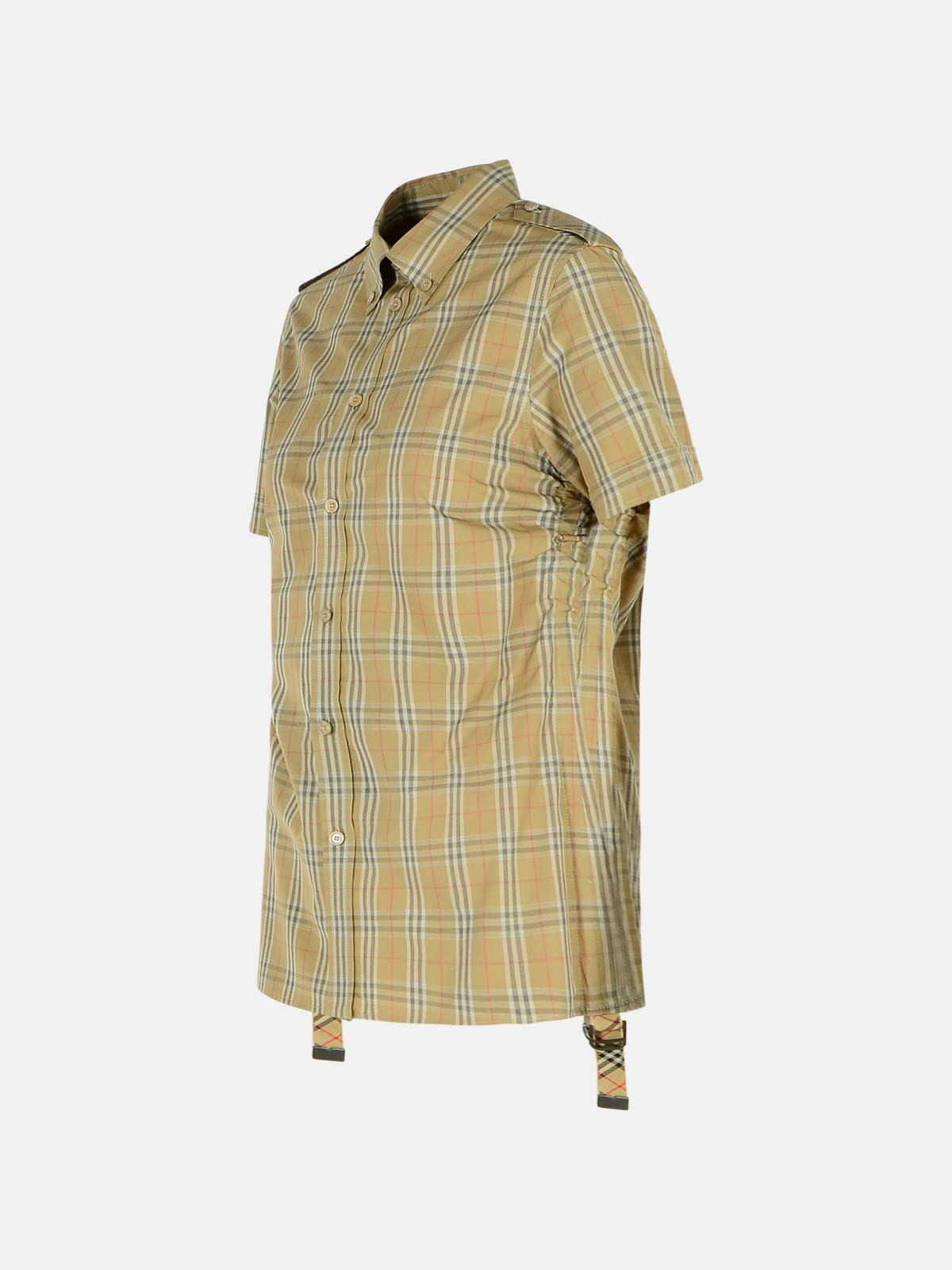 BEIGE COTTON SHIRT - 2