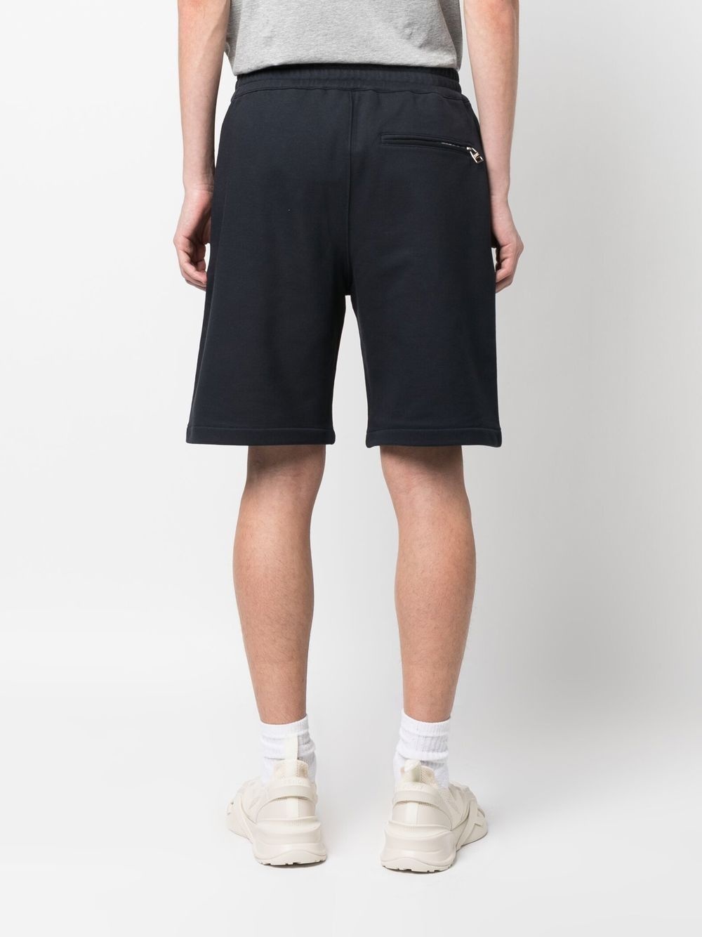 Graffiti-print Bermuda shorts - 4