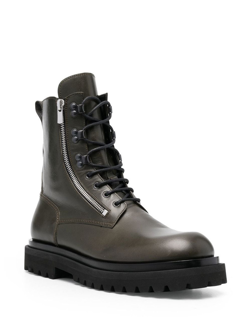 OFFICINE CREATIVE Ultimate zip-detail boots outlook