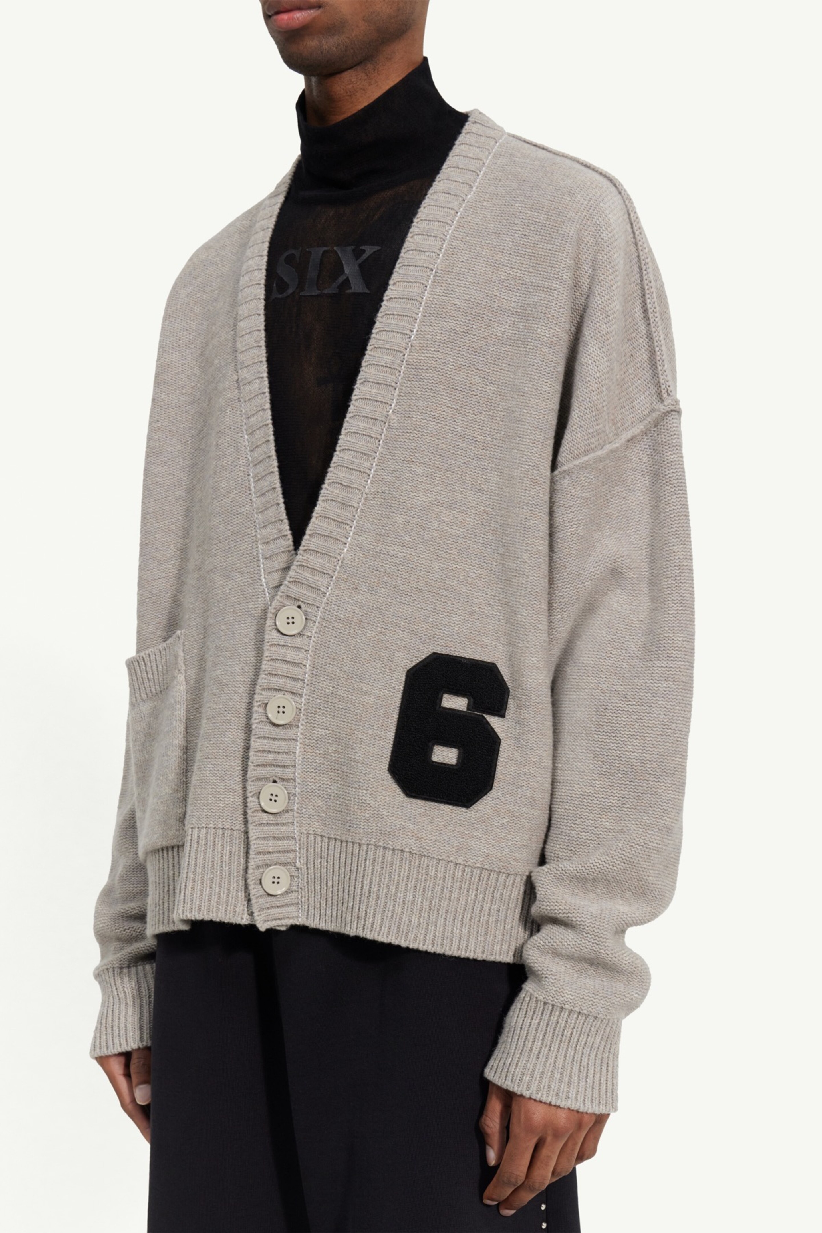 Logo cardigan - 6