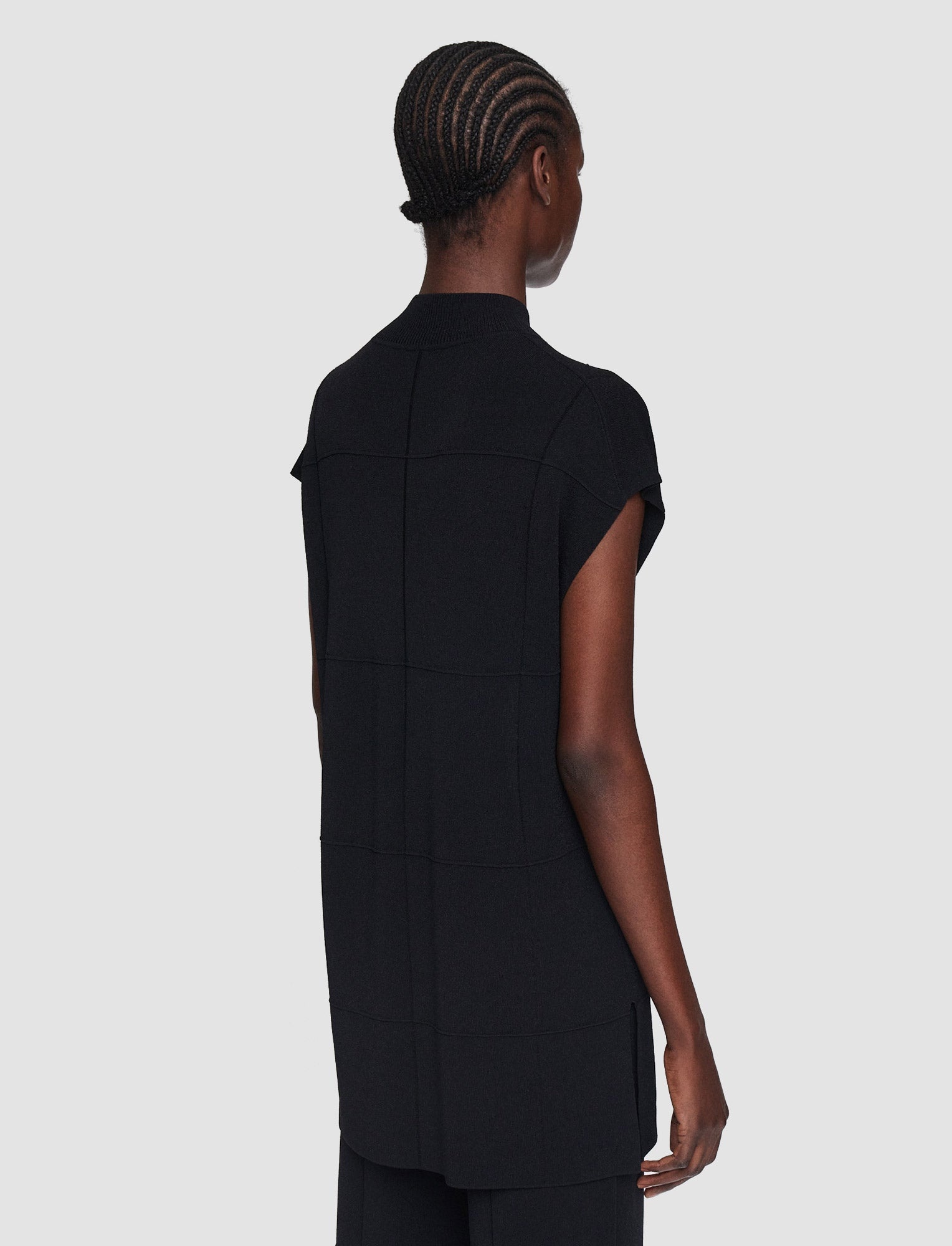 Grid Viscose Knitted Tank Top - 4