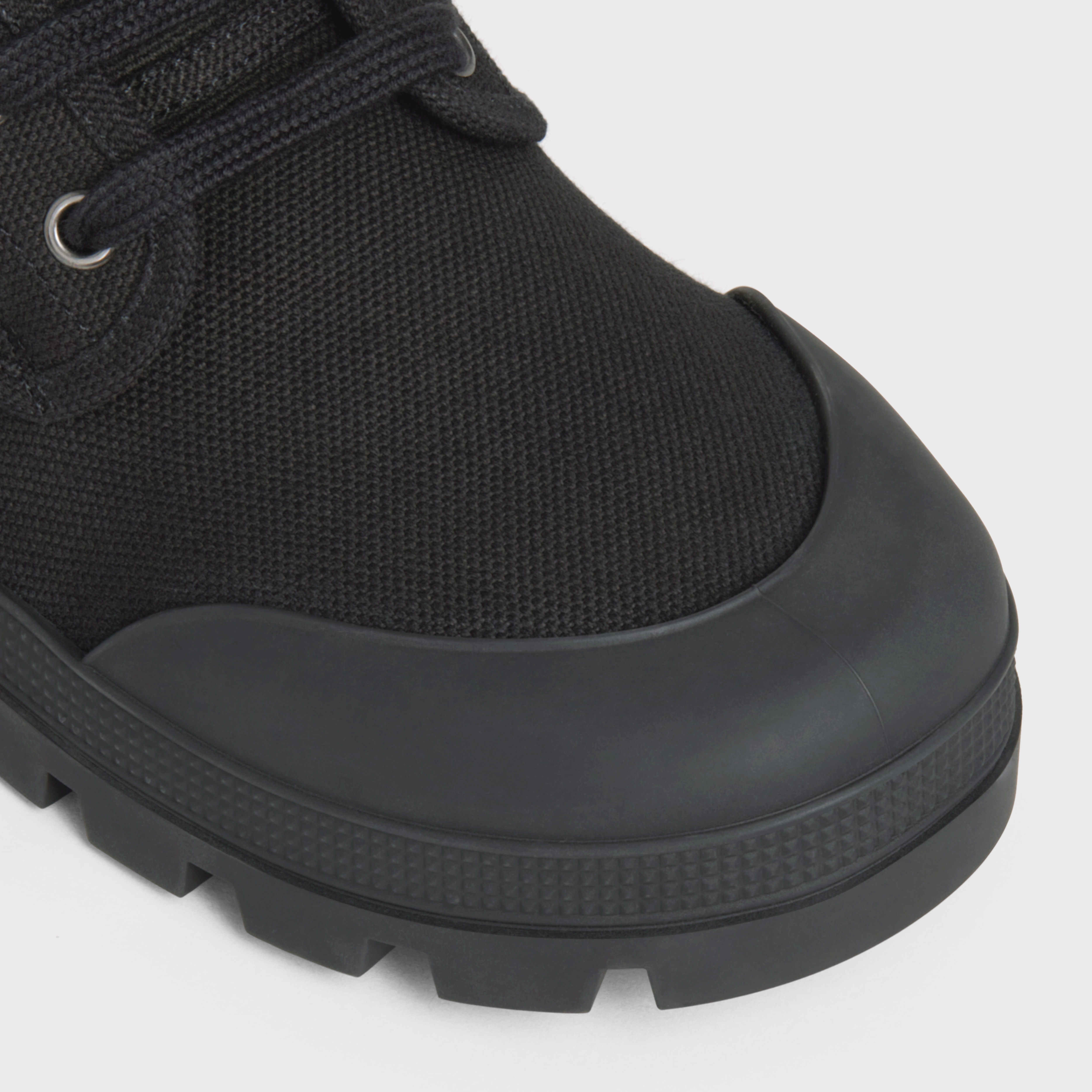 PATAPANS LACE UP BOOT WITH TRIOMPHE PATCH in CANVAS - 4