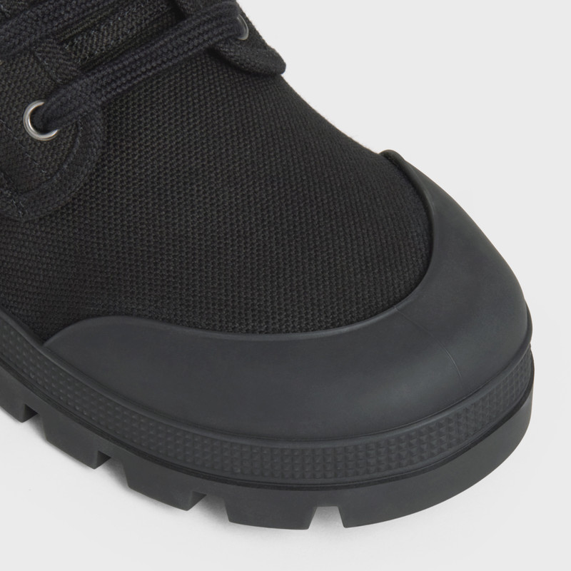 PATAPANS LACE UP BOOT WITH TRIOMPHE PATCH in CANVAS 4