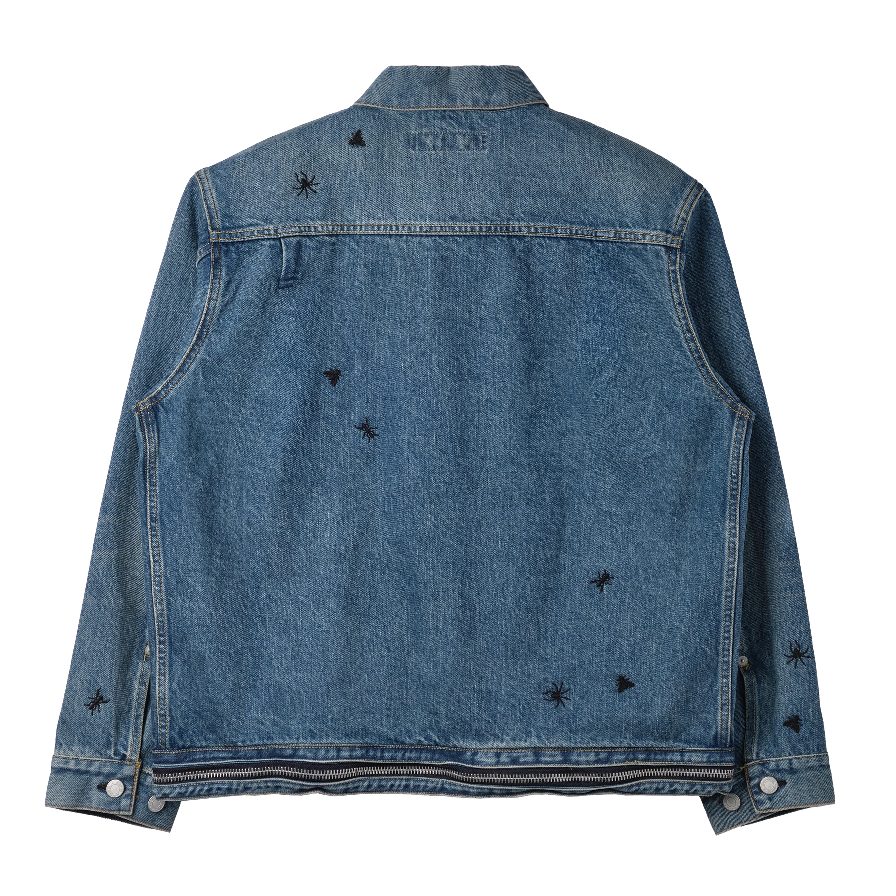 Undercover Embroidered Denim Jacket Indigo - 2