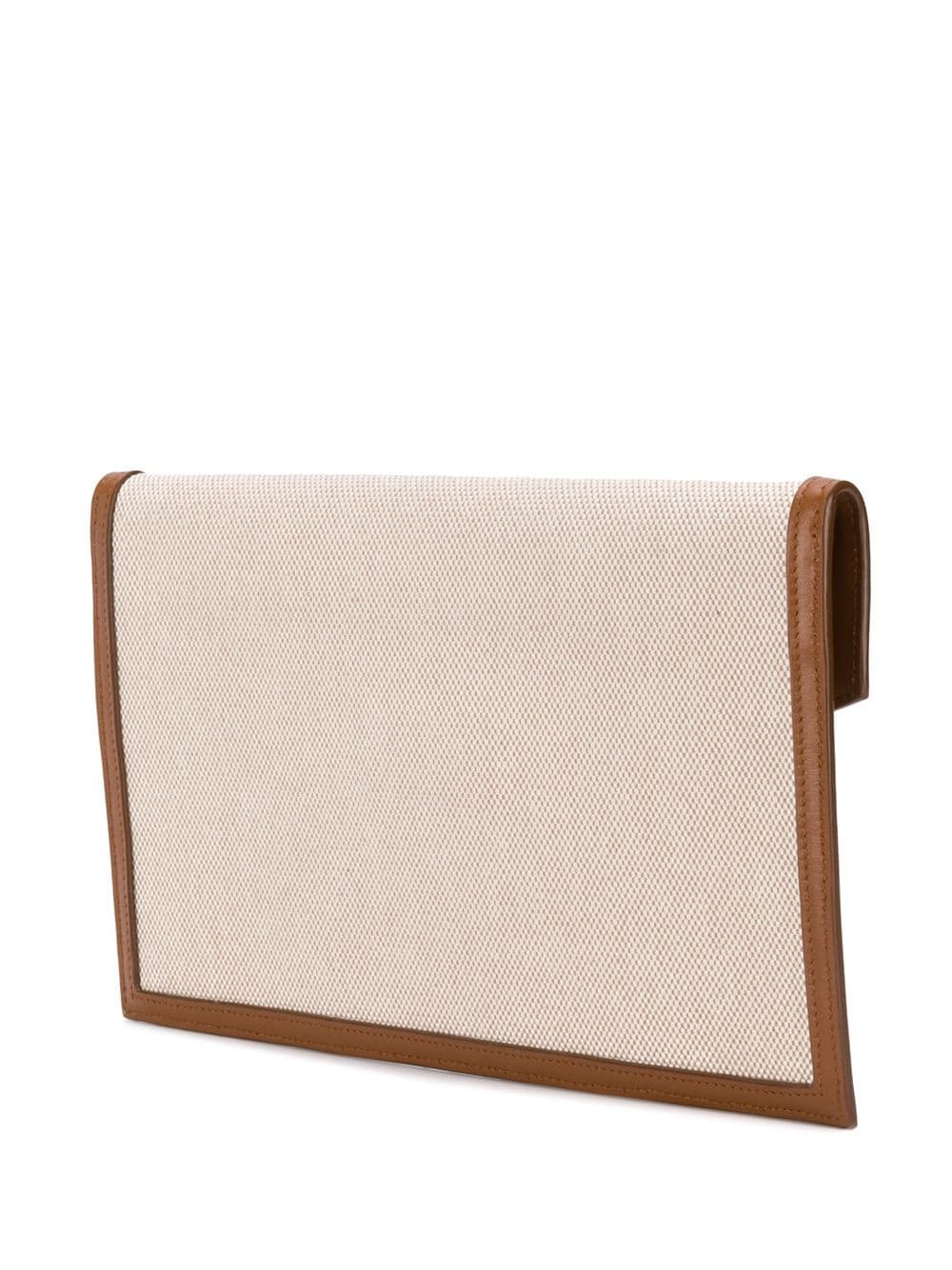 Monogram envelope clutch bag - 3