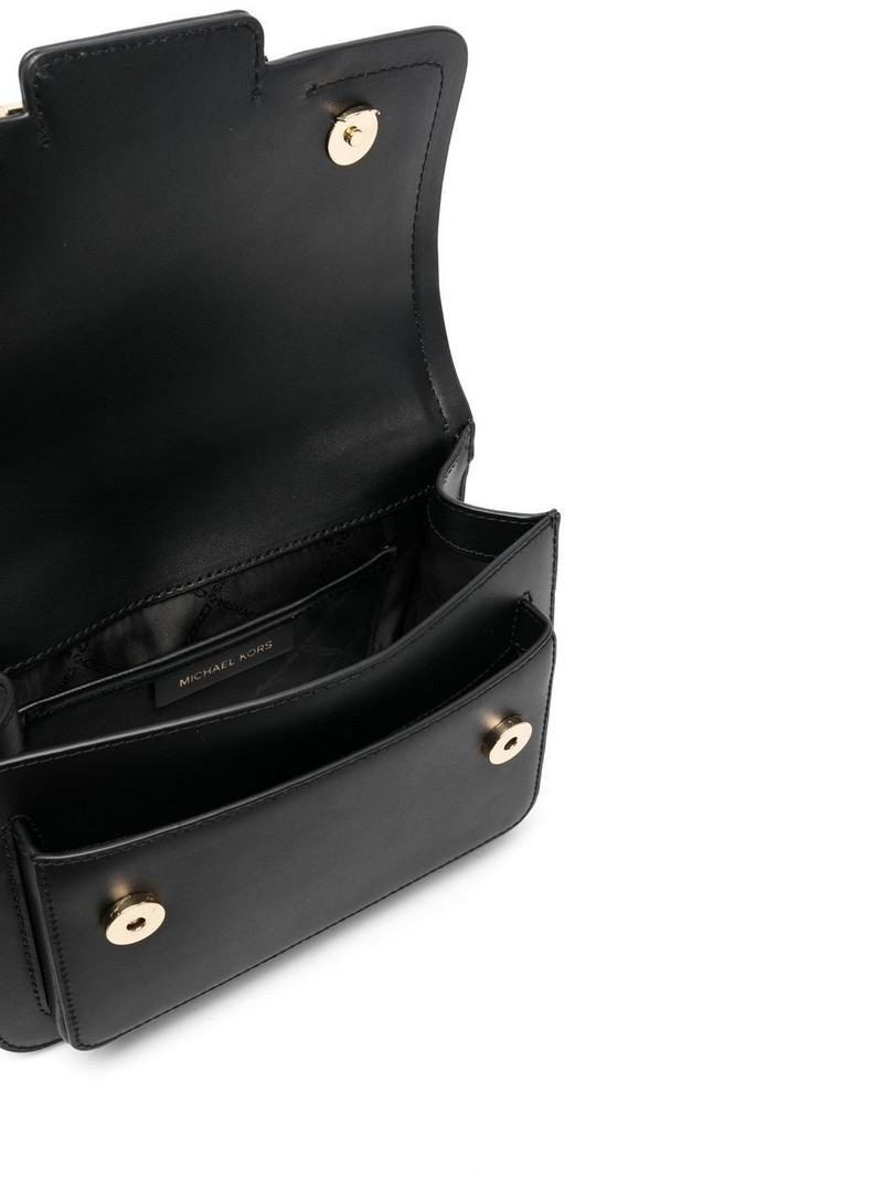 Heather logo-plaque shoulder bag 6