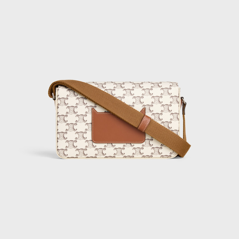 Flap Messenger in Triomphe Canvas and Calfskin 3