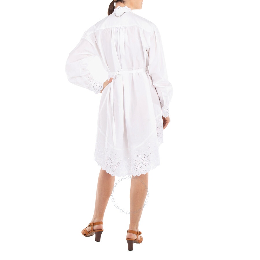 Rabanne Embroidered Lace Detailed Shirt Dress - 4