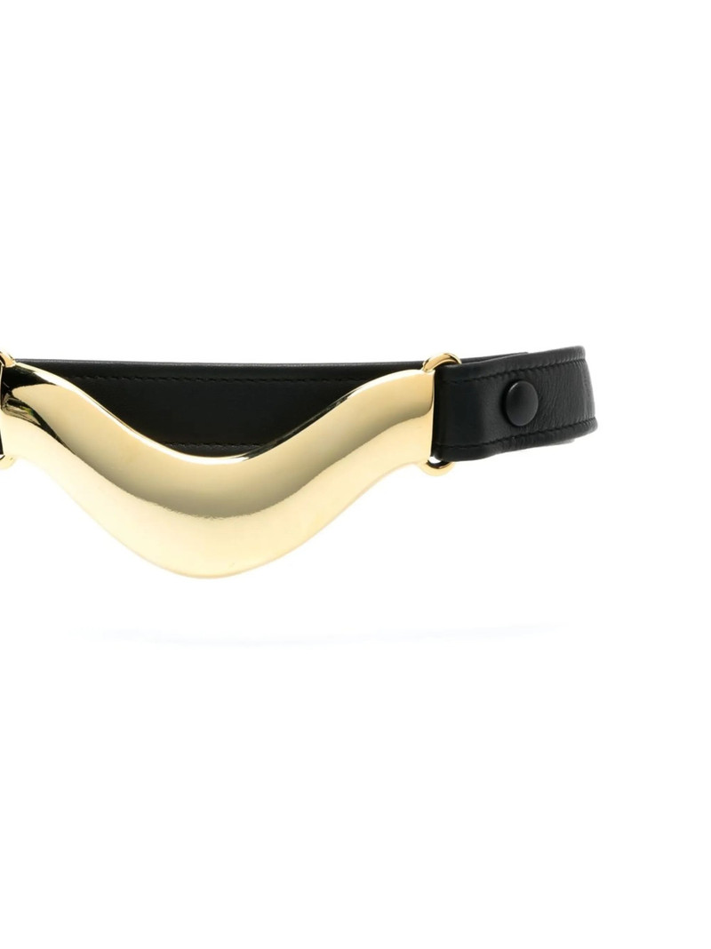 DÉHANCHE Dehanche Brancusi Leather Belt outlook