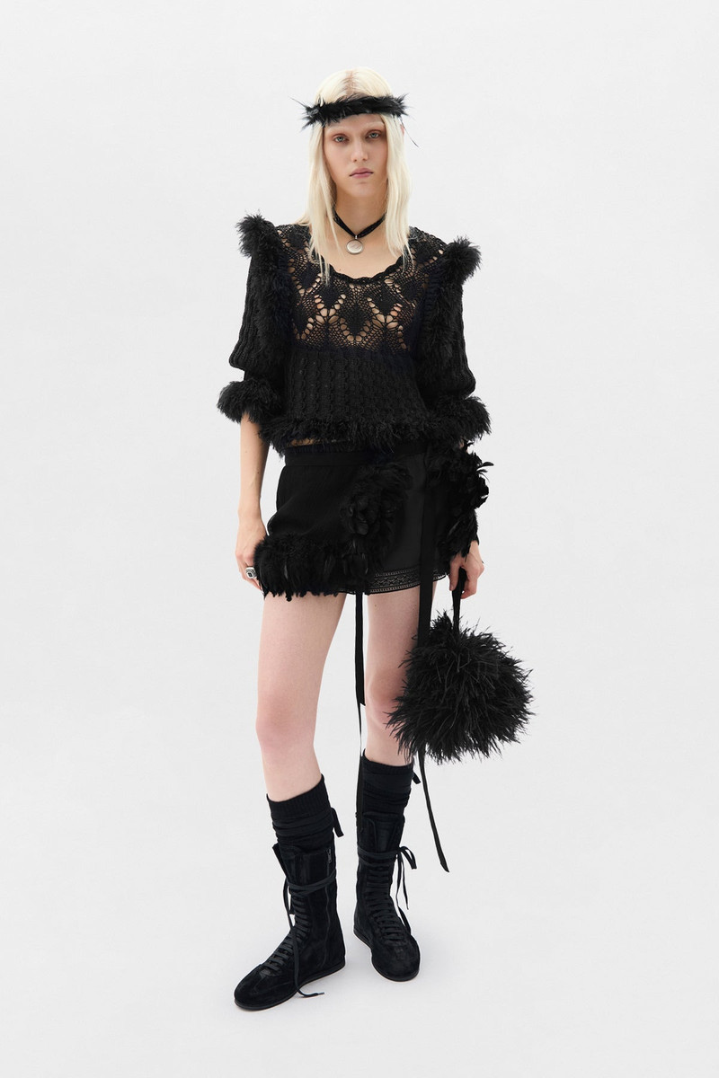 Dudu Scallop Neck Fitted Sweater 4