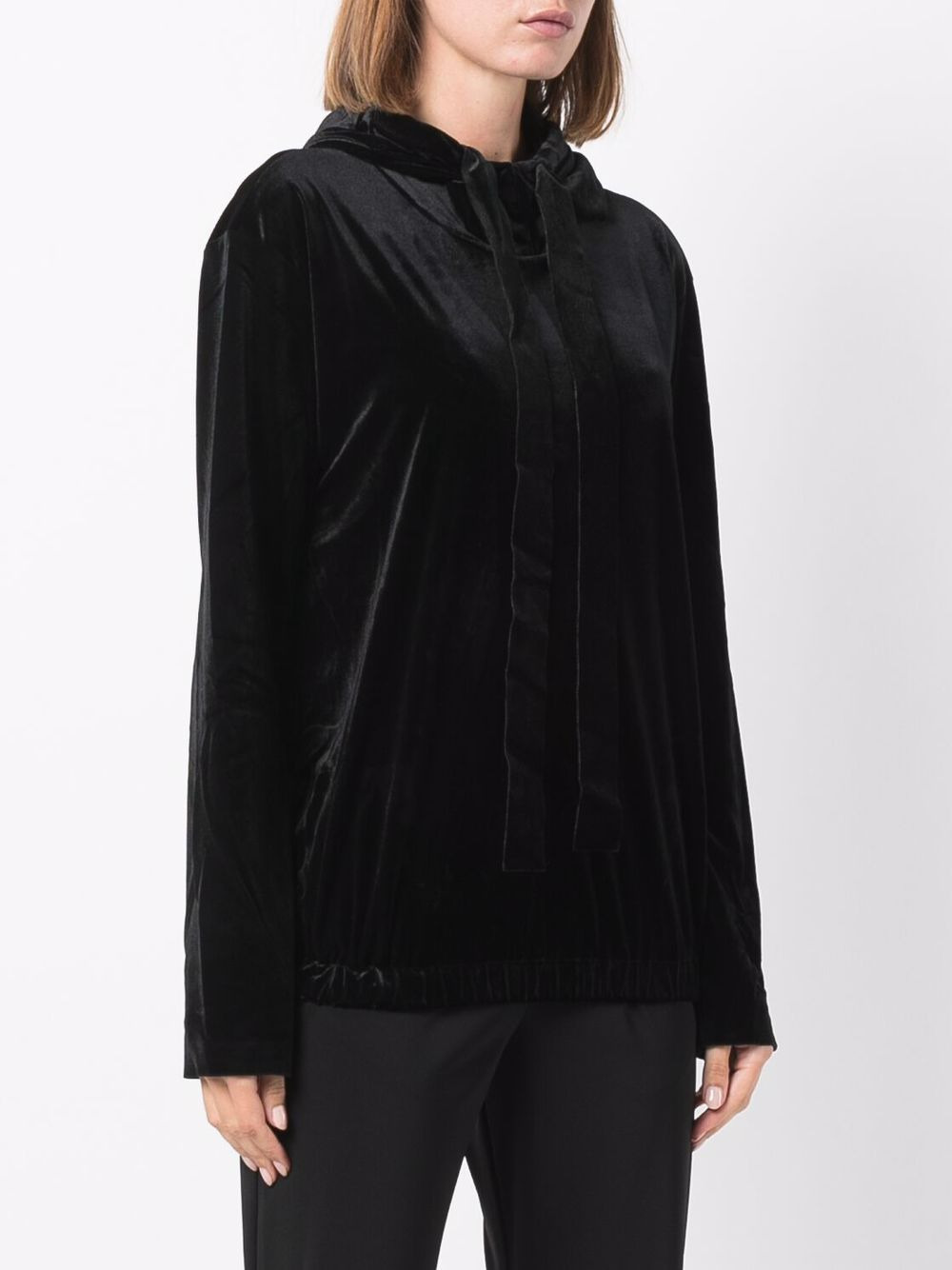 long-sleeve hoodie top - 3