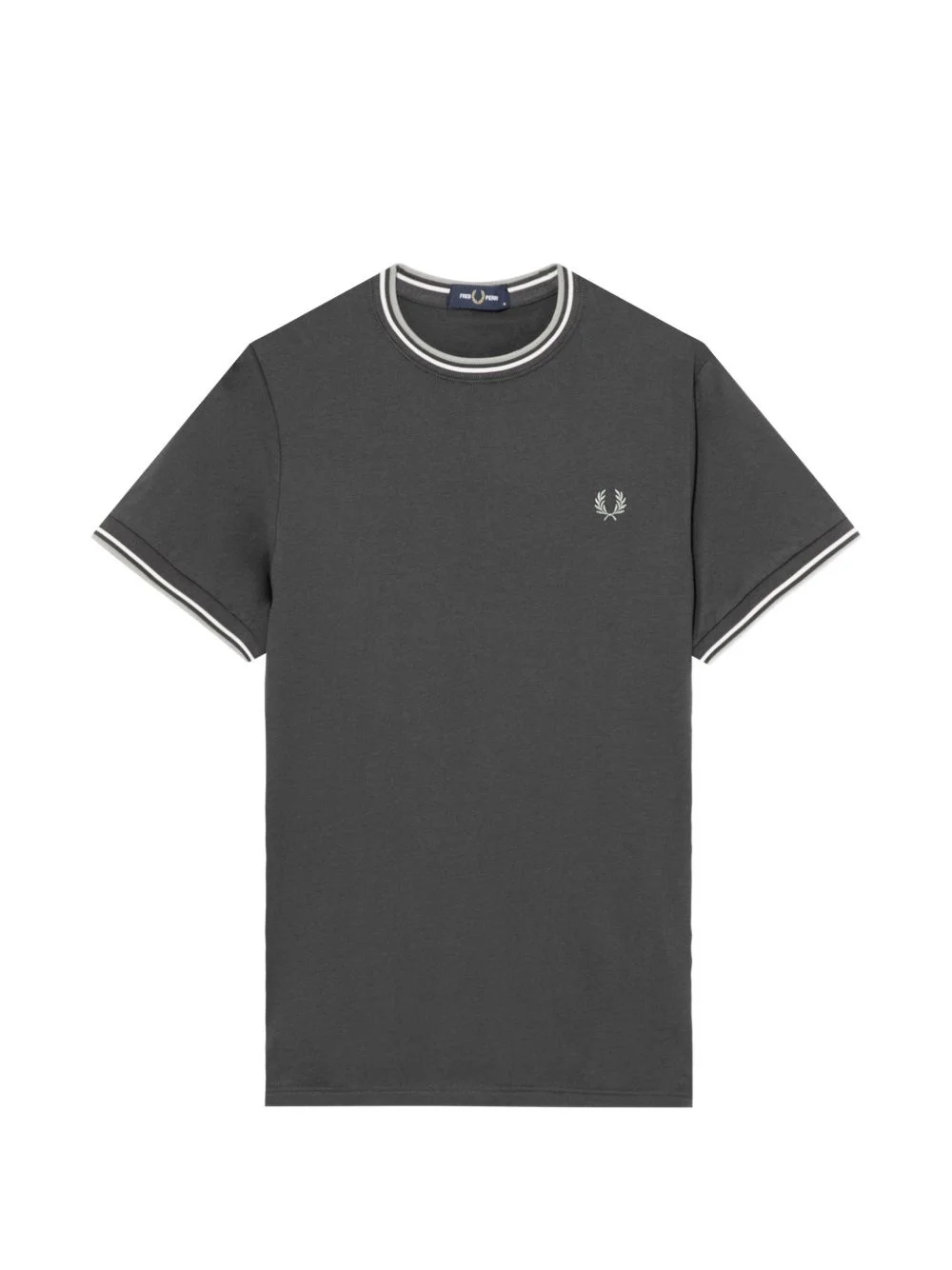 logo-embroidered T-shirt - 1