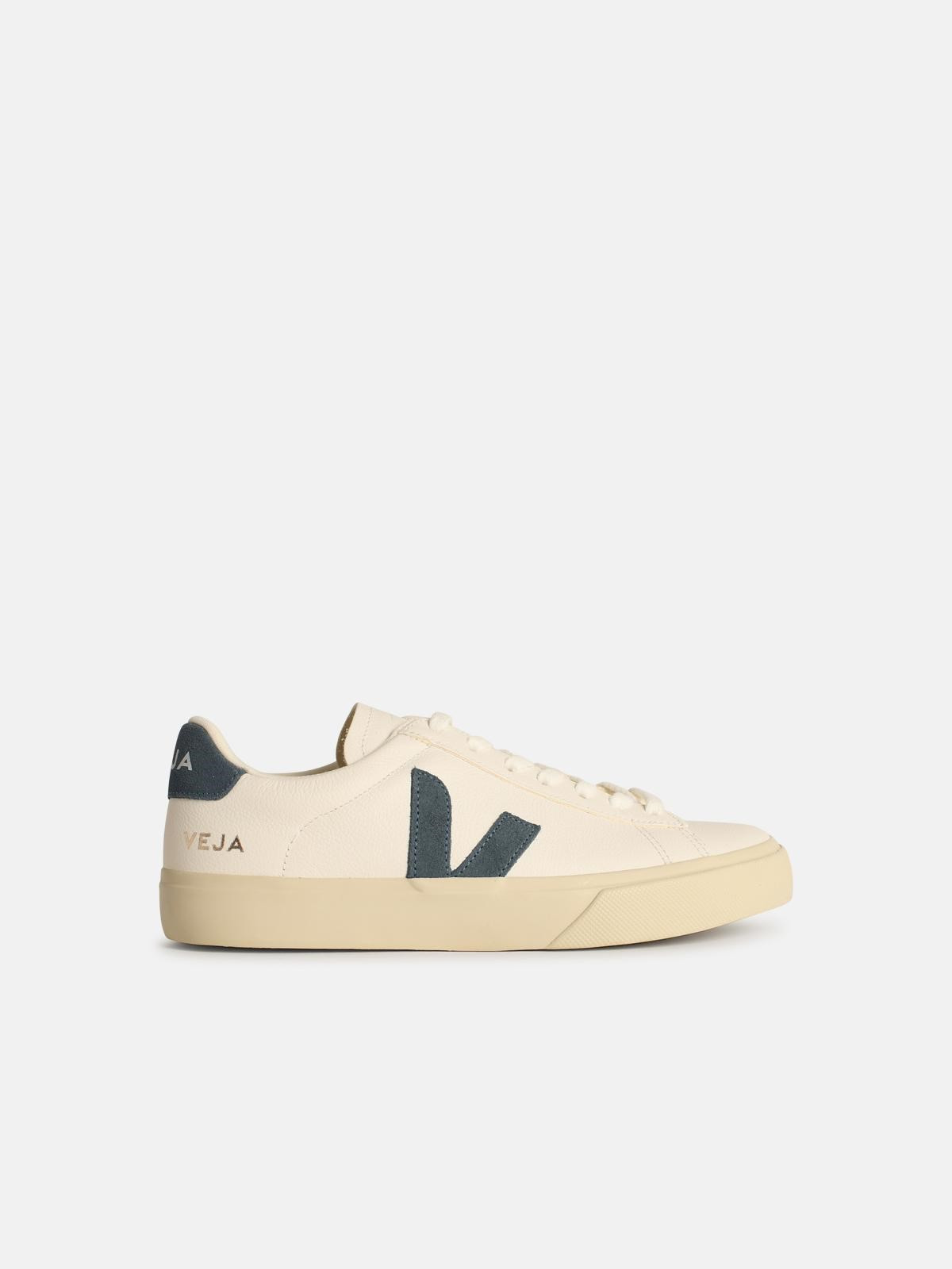 'CAMPO BLU' WHITE LEATHER SNEAKERS - 1
