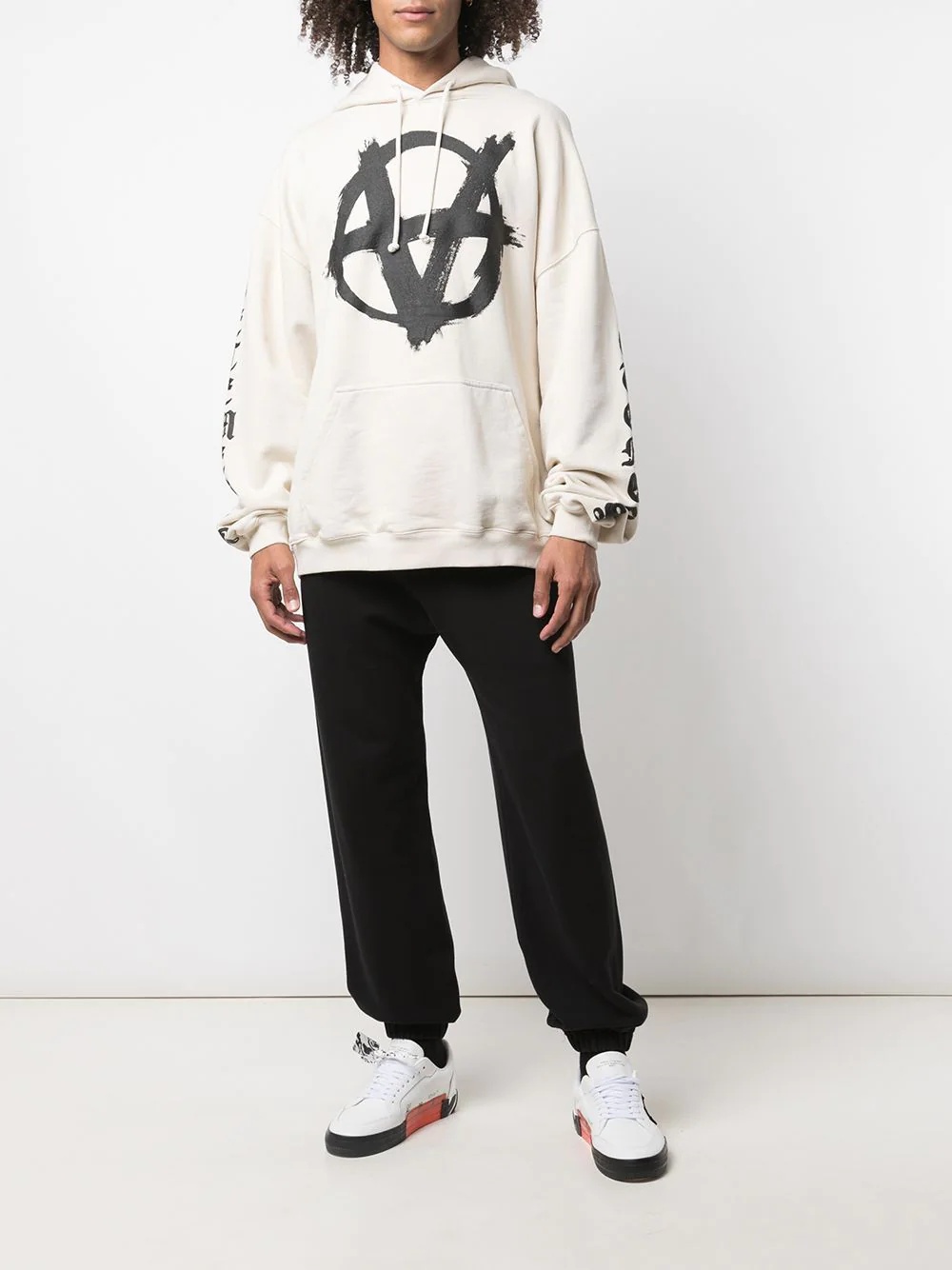 Double-Anarchy logo hoodie - 2