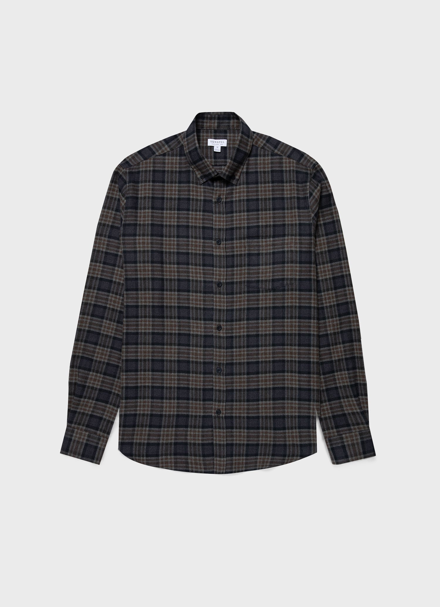 Button Down Flannel Shirt - 1