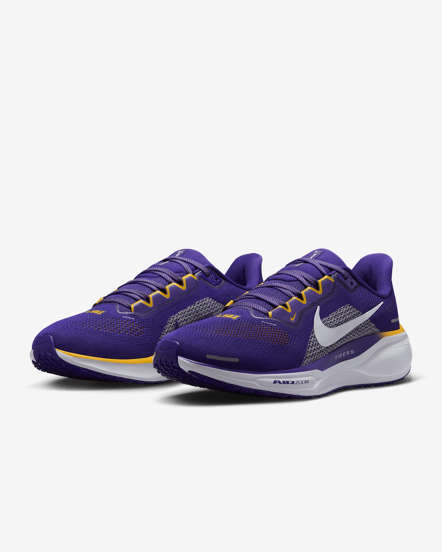 LSU Pegasus 41 Men's Nike College Road Running Shoes - 5