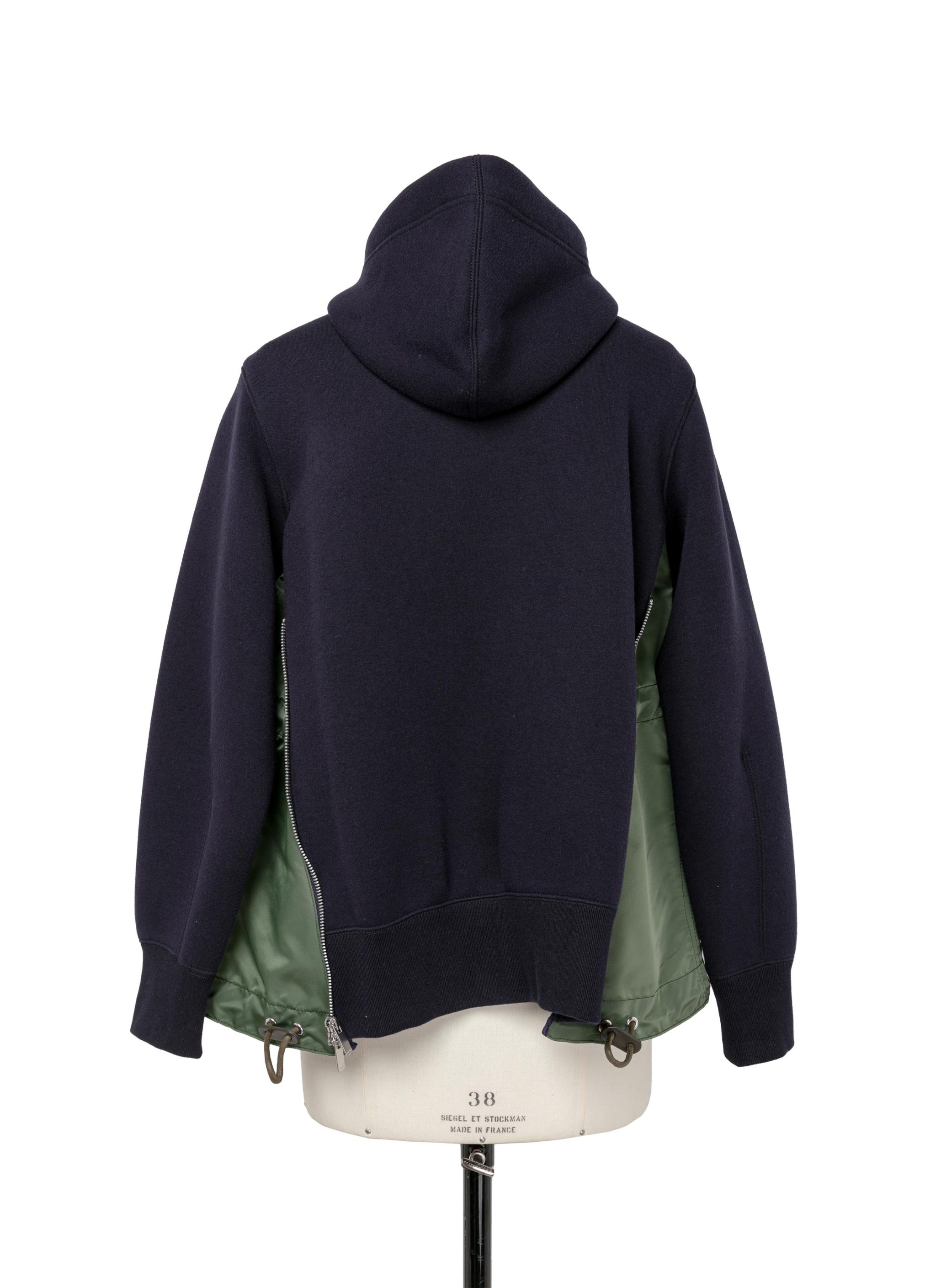 Sponge Sweat x Nylon Twill Hoodie - 3