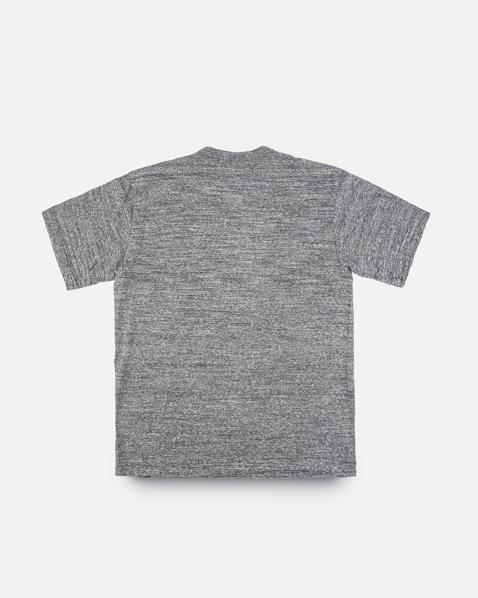 IHT-1610L-LGR 6.5oz Loopwheel Crew Neck T-Shirt with longer body - Light Grey - 4