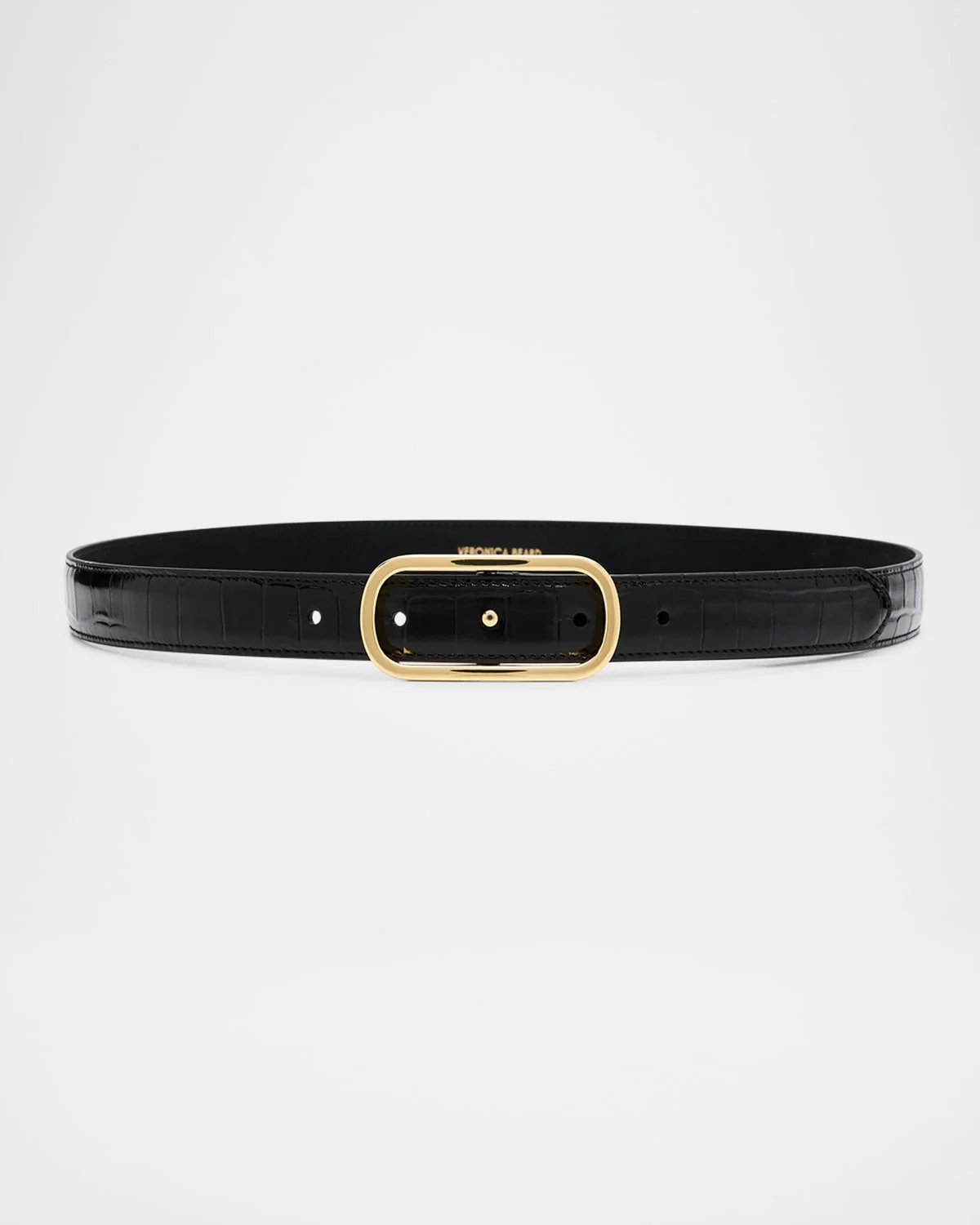 Loop Croc-Embossed Belt - 1