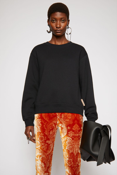 Acne Studios Classic fit sweatshirt black outlook