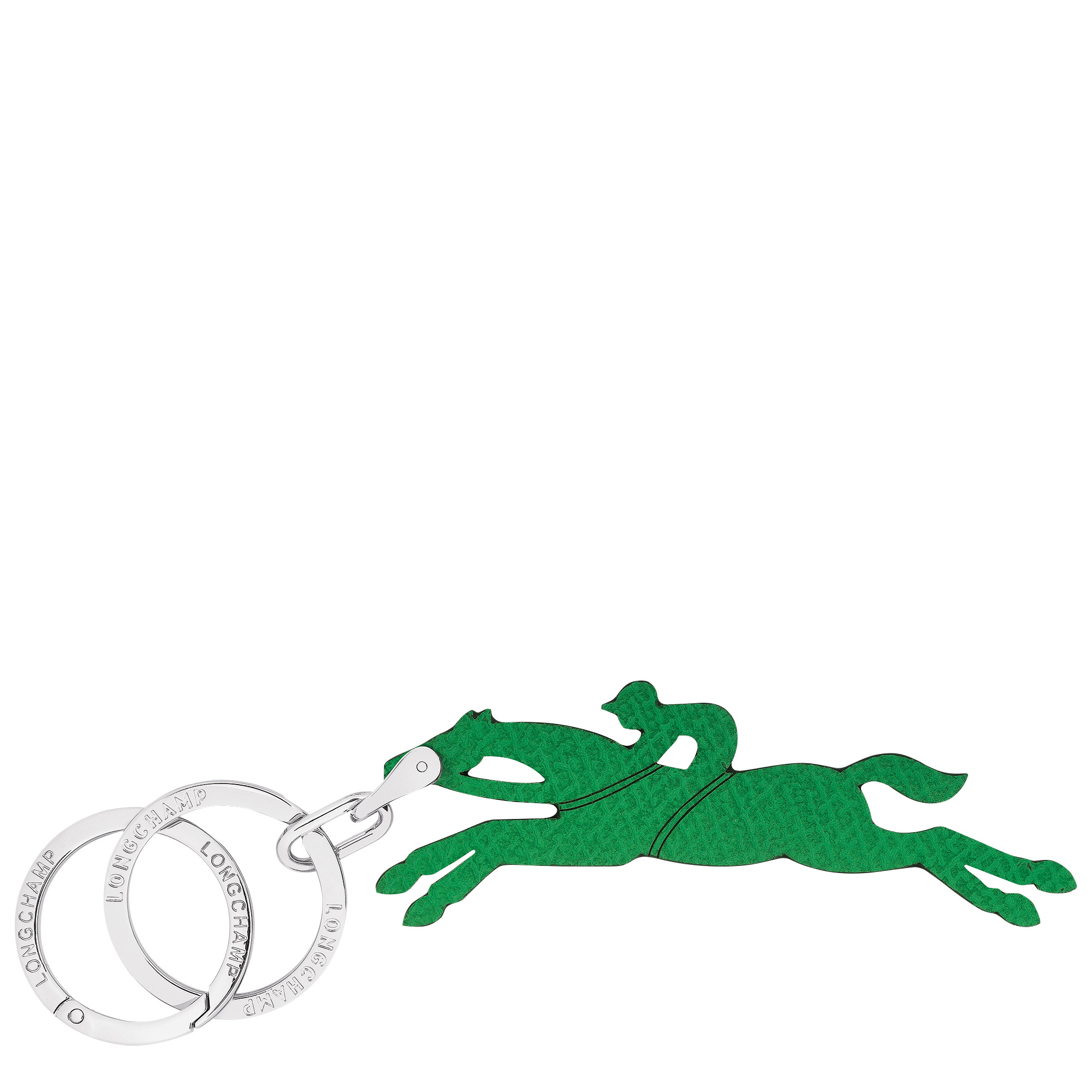 Le Pliage Key rings Green - Leather - 1