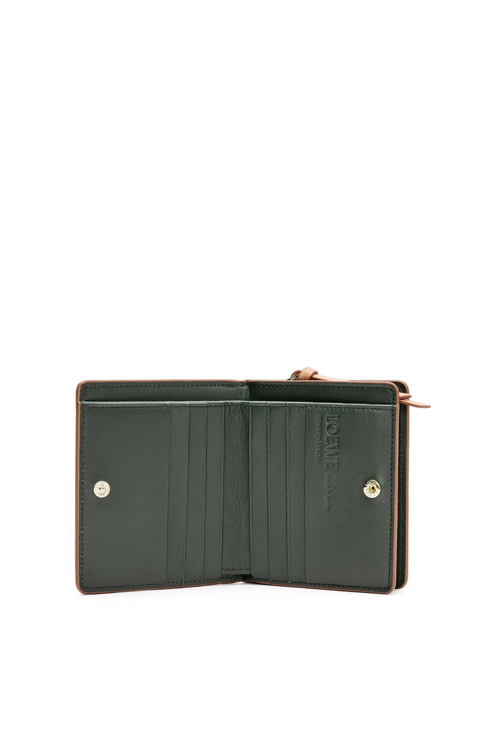 Frog compact zip wallet in classic calf - 2