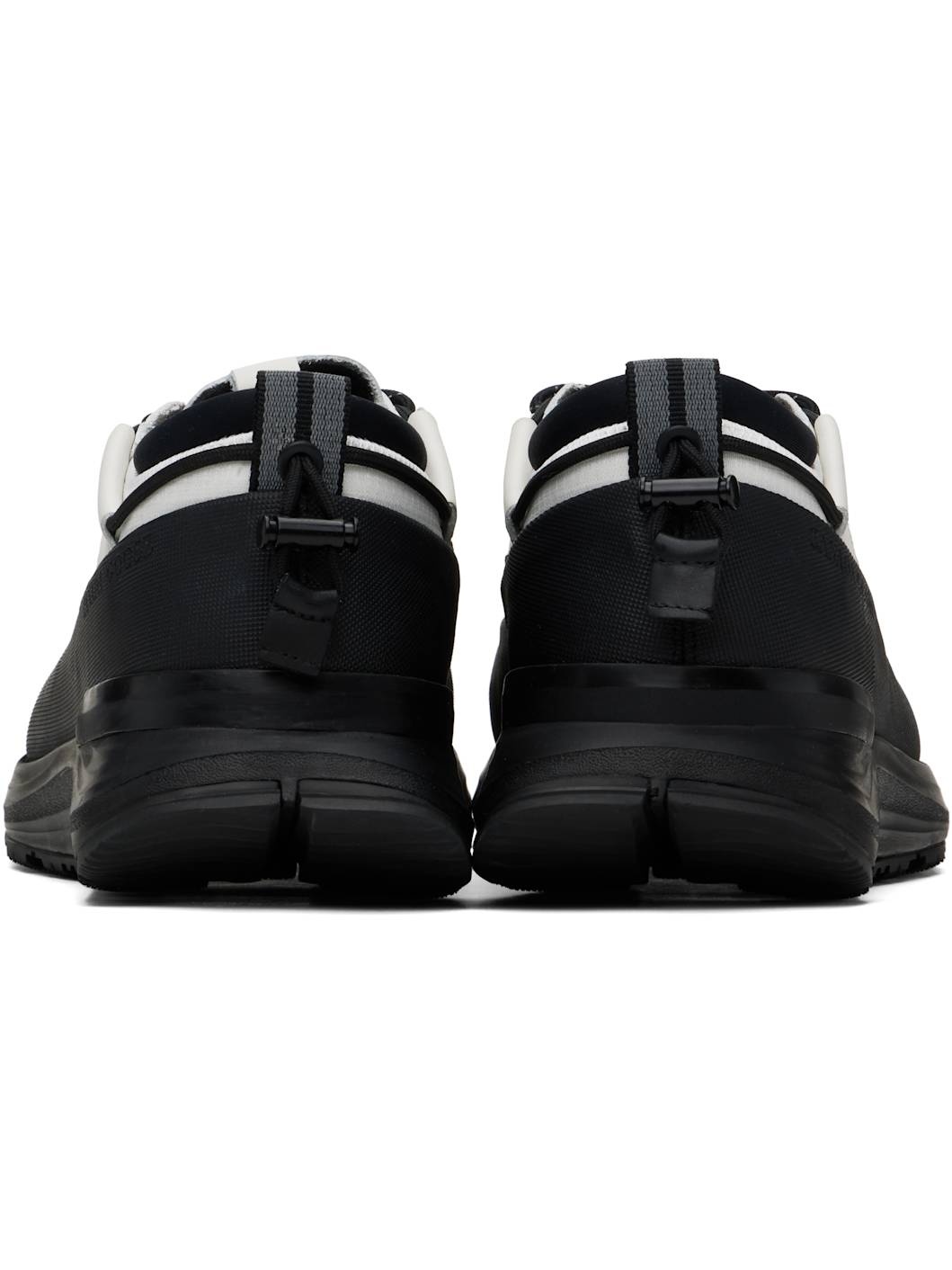 White & Black Glacier Trail Sneakers - 2