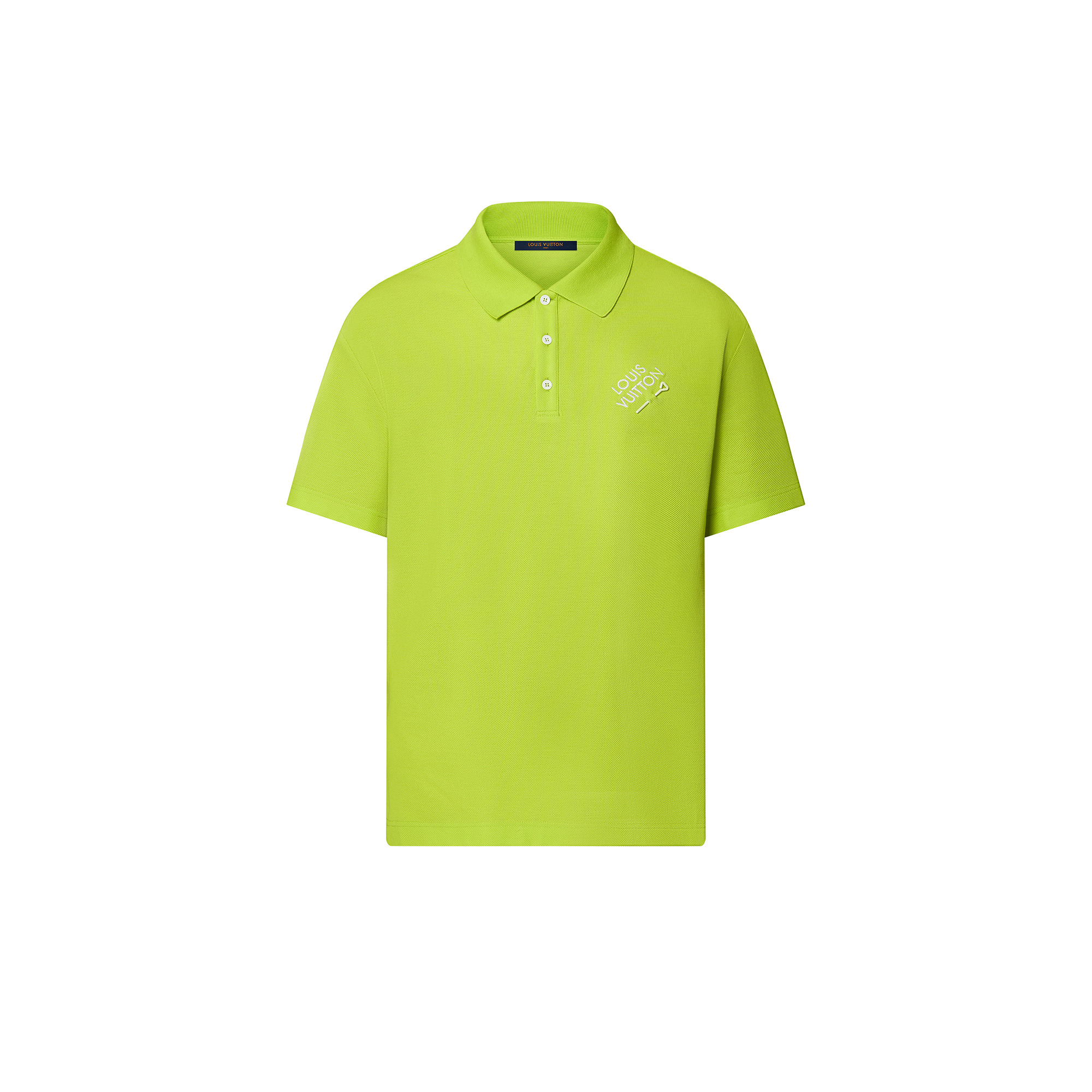 Embroidered Signature Cotton Polo - 1