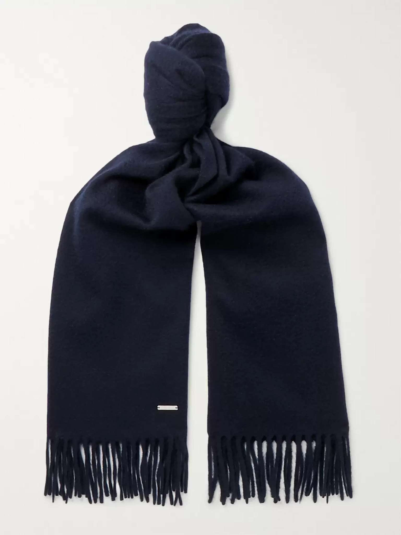 Fringed Cashmere Scarf - 1