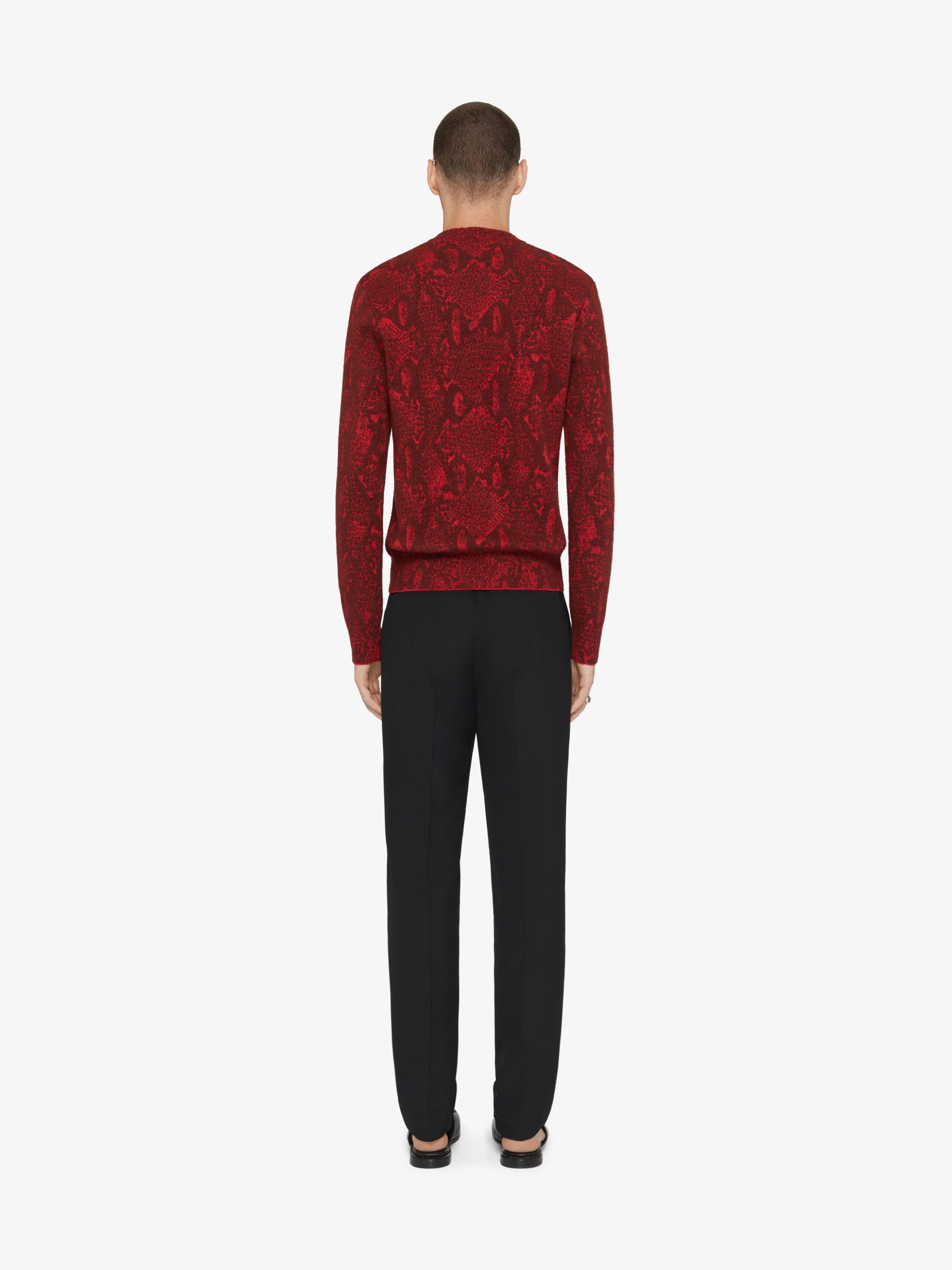 SWEATER IN SNAKE JACQUARD - 3