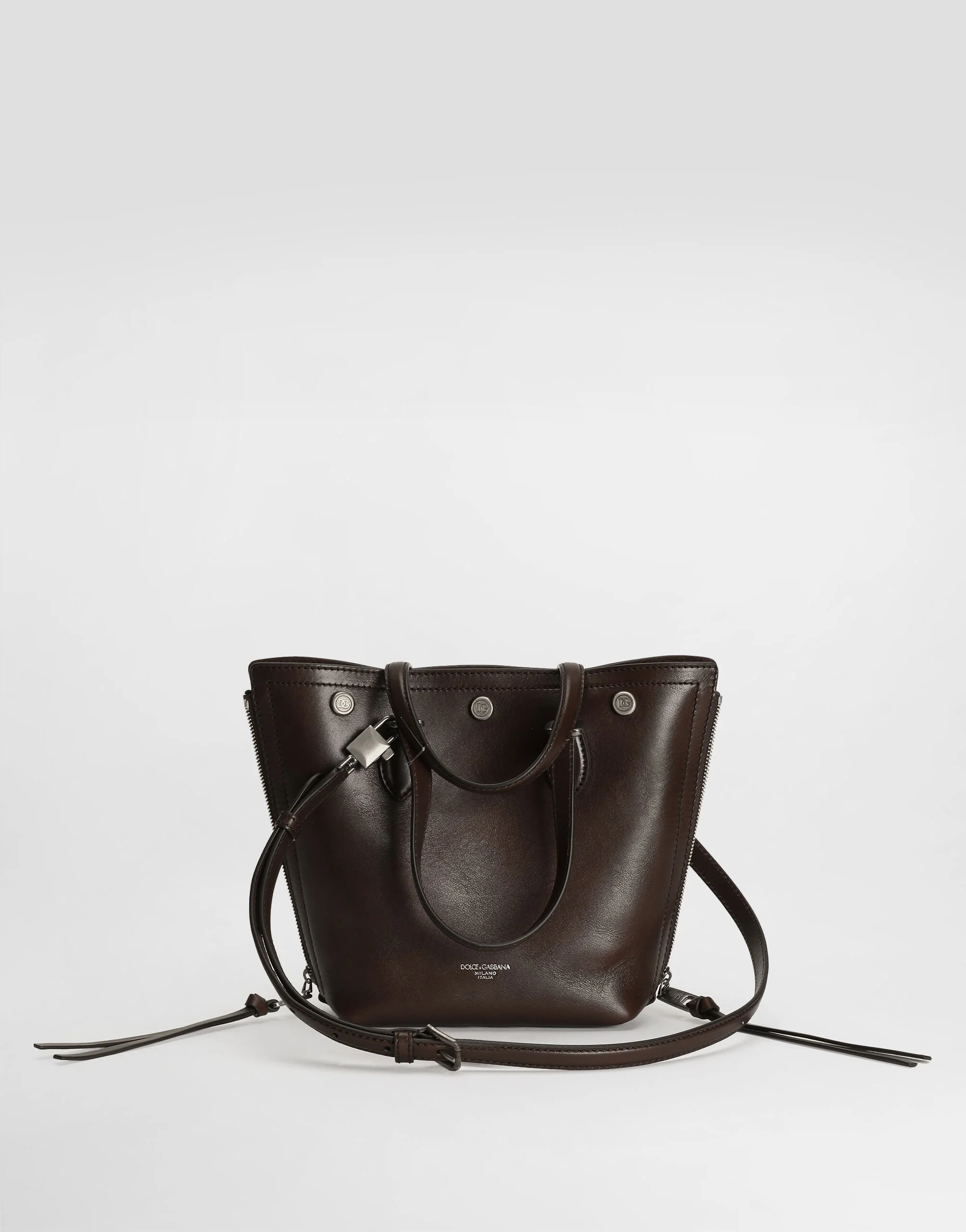 Atene tempesta calfskin shopping bag - 1