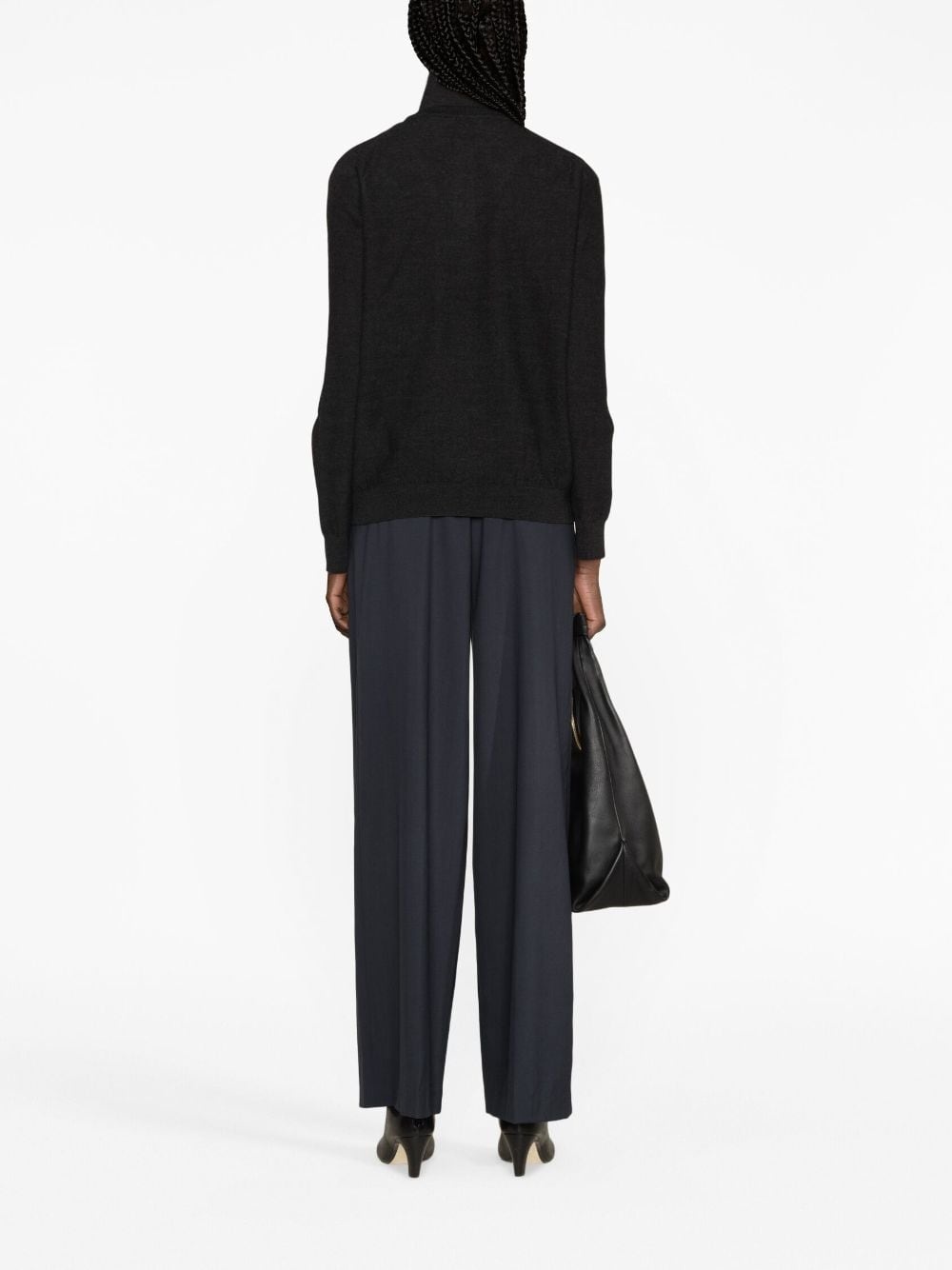 double-neck polo jumper - 4