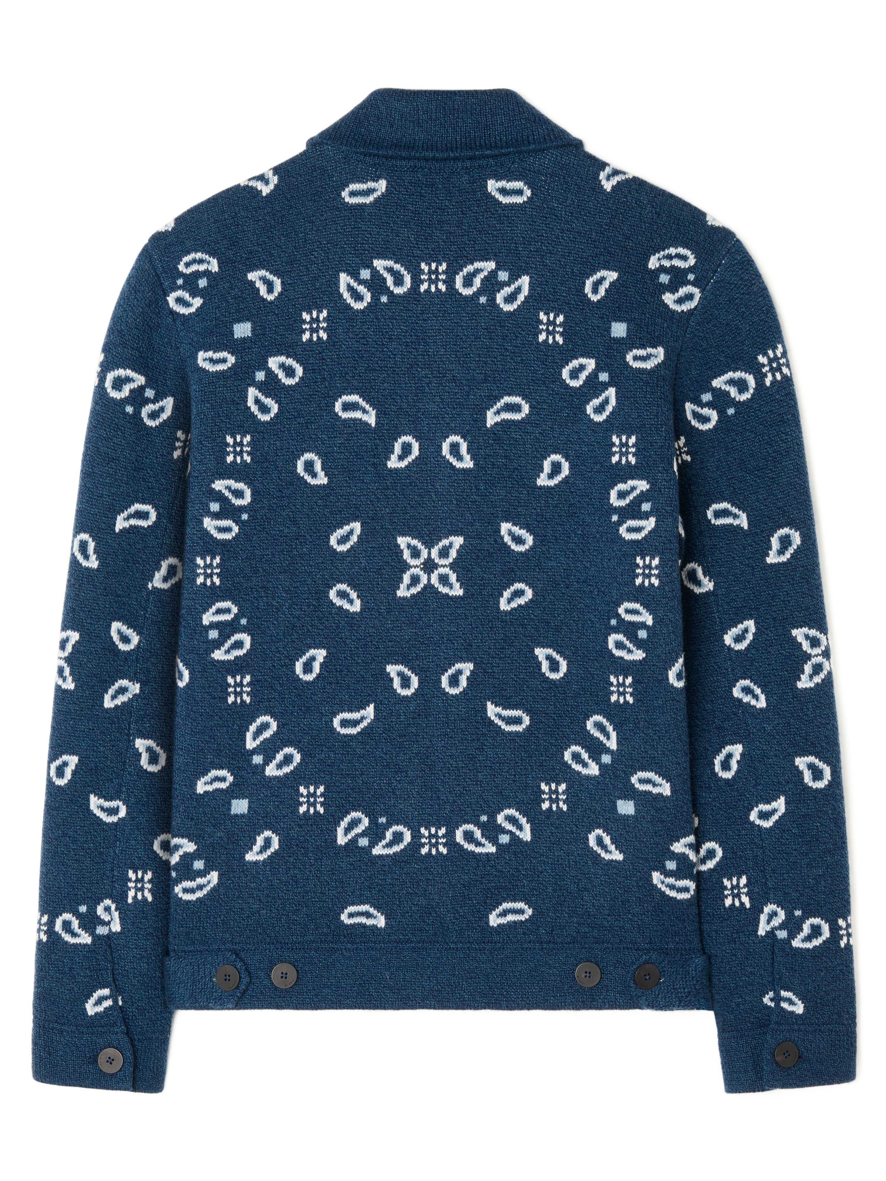 Bandana Jacquard Cardigan - 3
