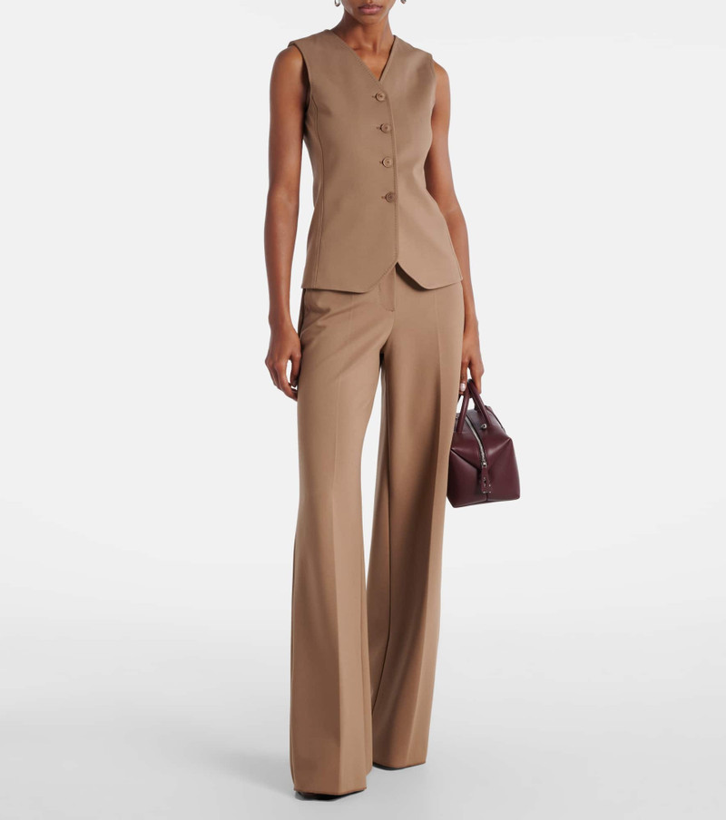 Max Mara Biada high-rise wide-leg pants outlook