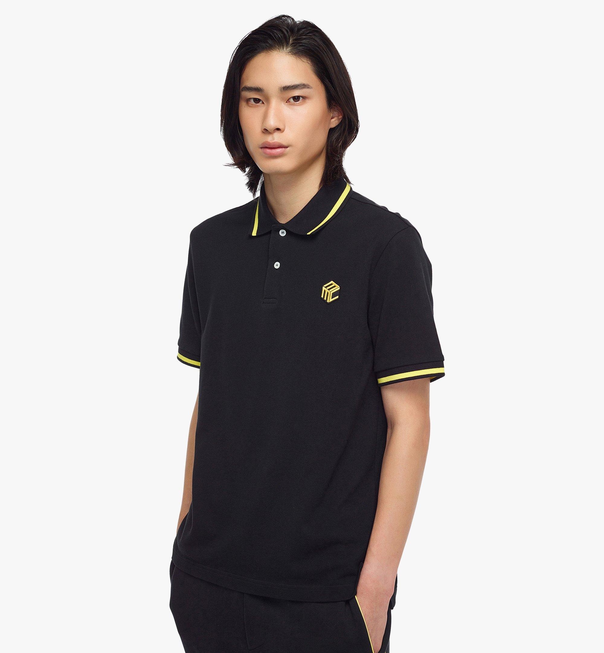 Men’s Cubic Monogram Polo Shirt in Organic Cotton - 5