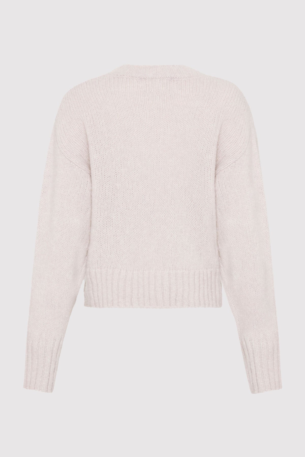 Wool Cashmere Blend Sweater - Mist - 7