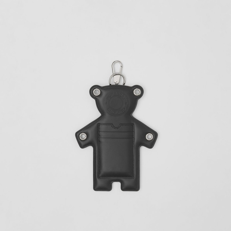 Bear Motif Lambskin Charm 1