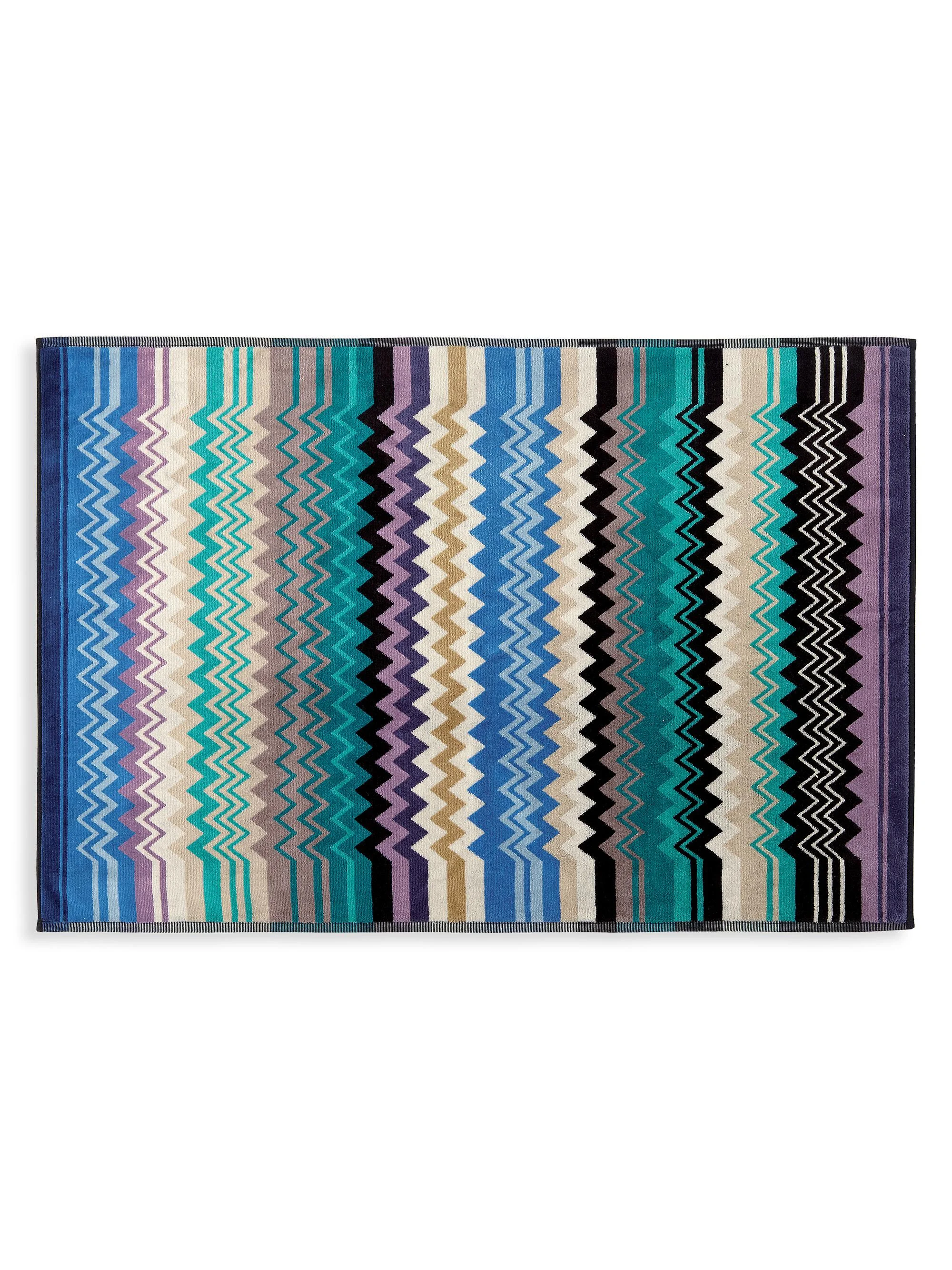 Giacomo Bath Mat - Multi Blue - 1
