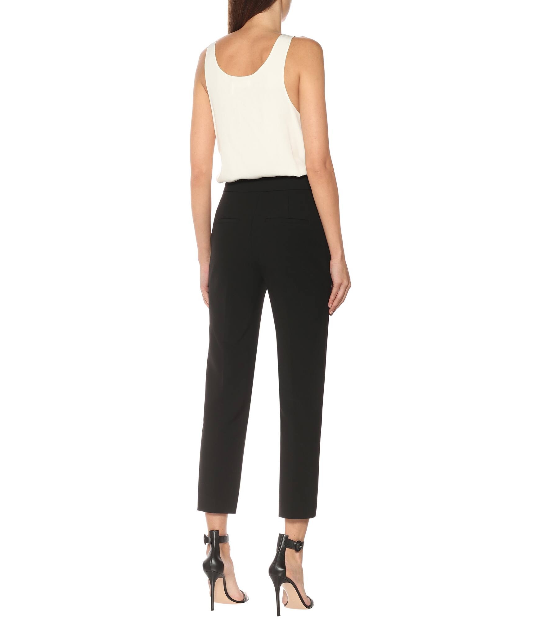 Renzo high-rise slim cropped pants - 3