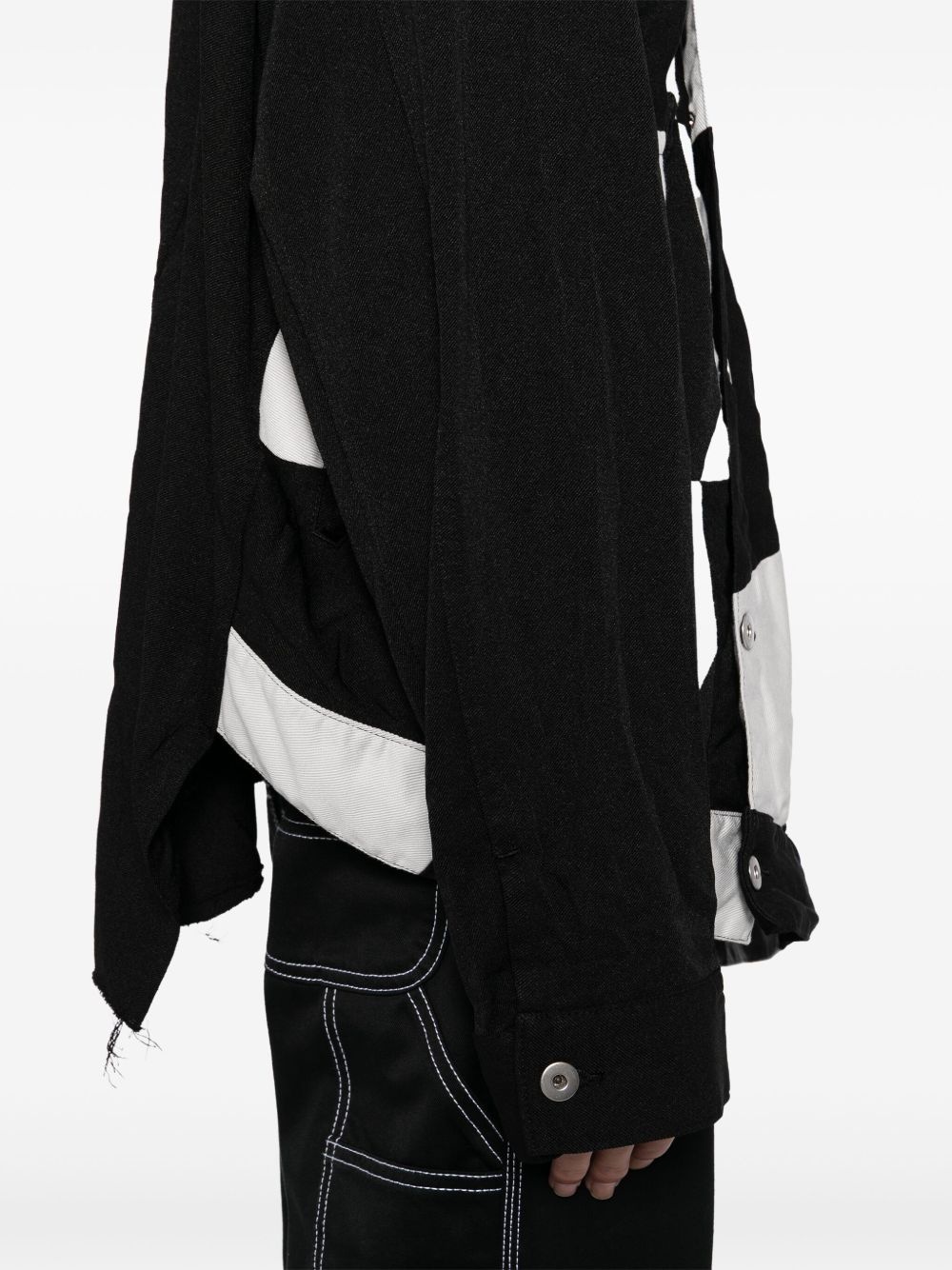 patchwork jacket - 5