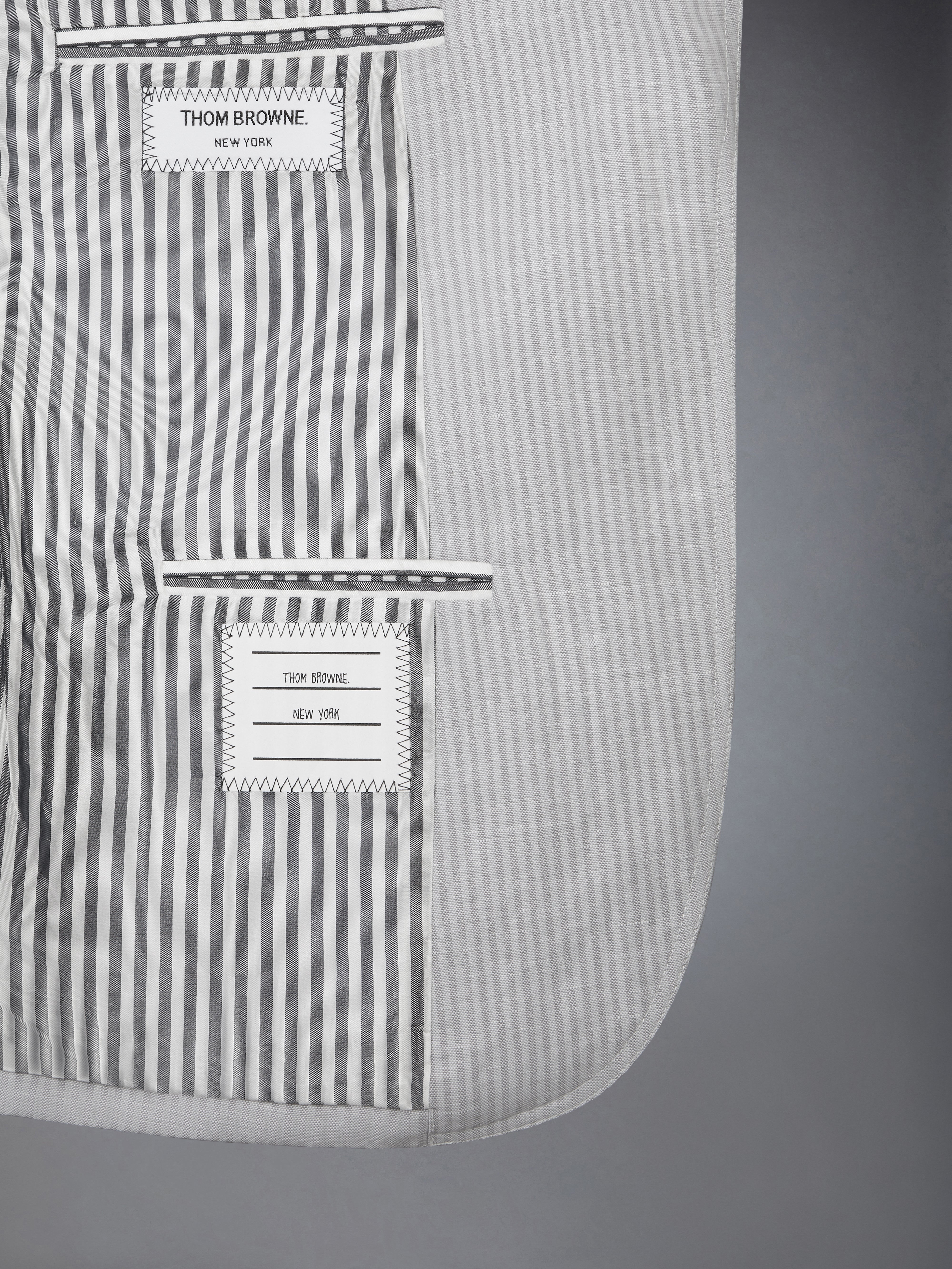 TONAL UNIVERSITY STRIPE SACK SPORTCOAT - 5