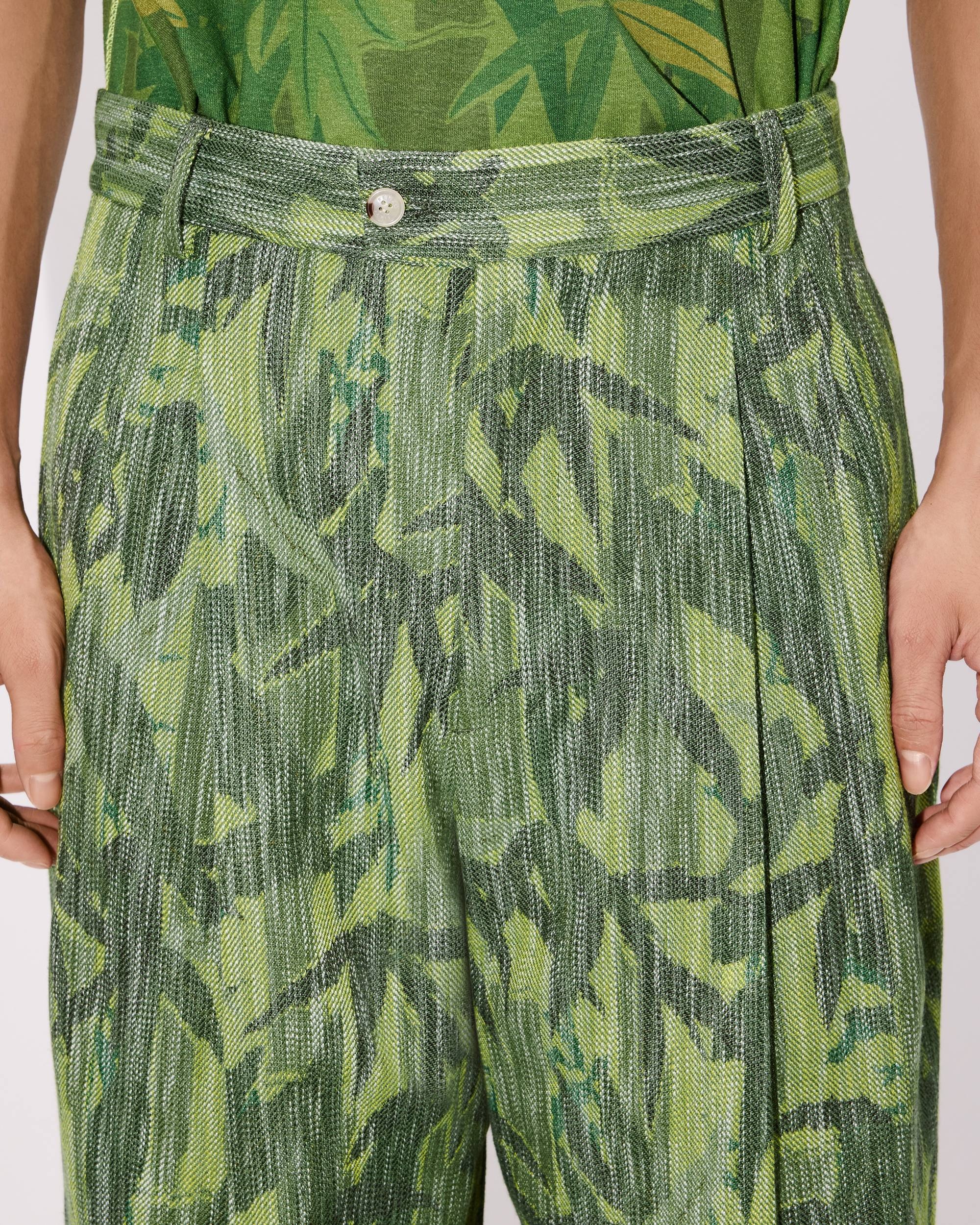 'KENZO Chiky-Rin Camo' tailored pants - 6